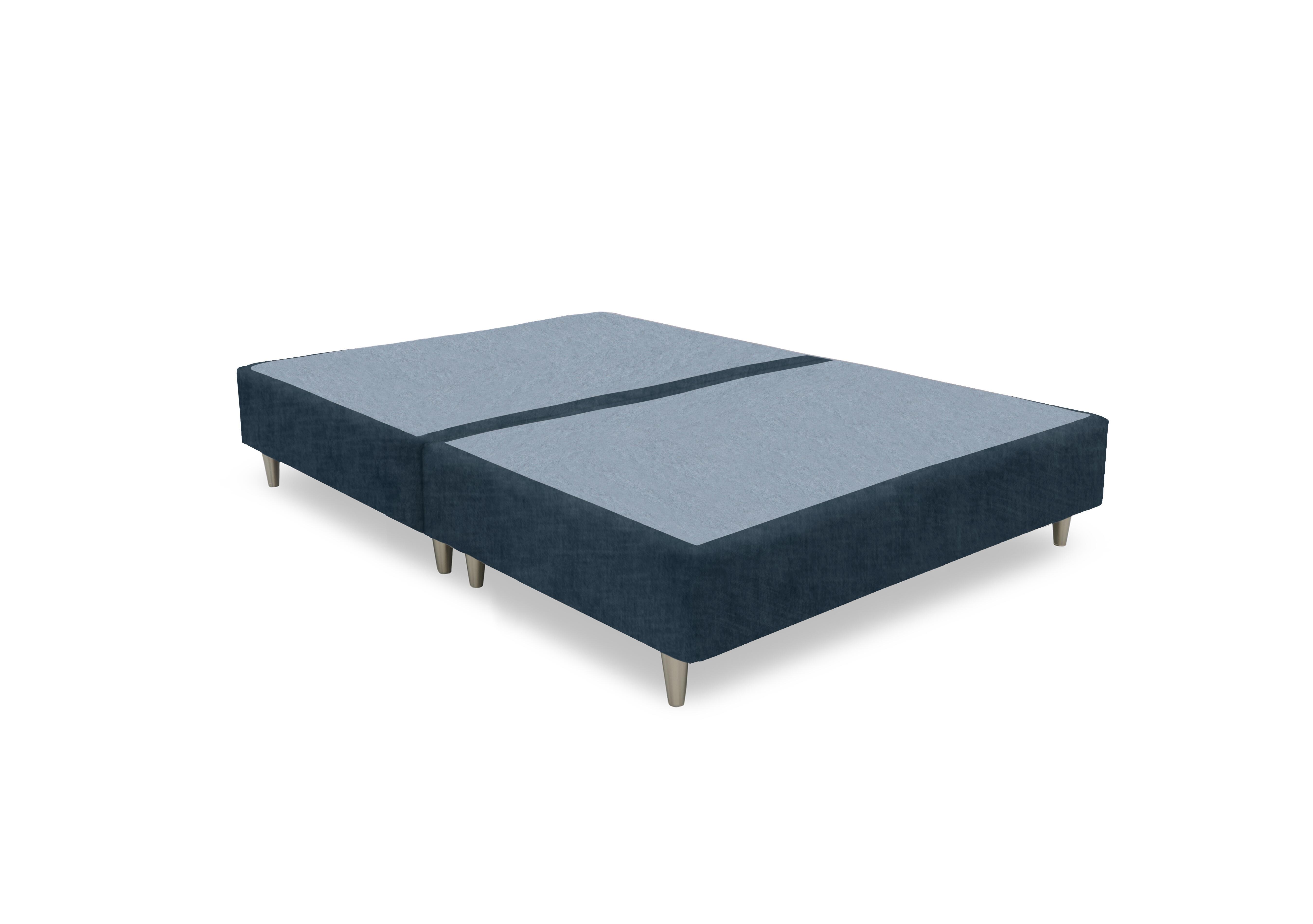 Artisan Premium Platform Top Shallow Divan Base in Granite Blue - Bsl on Furniture Village