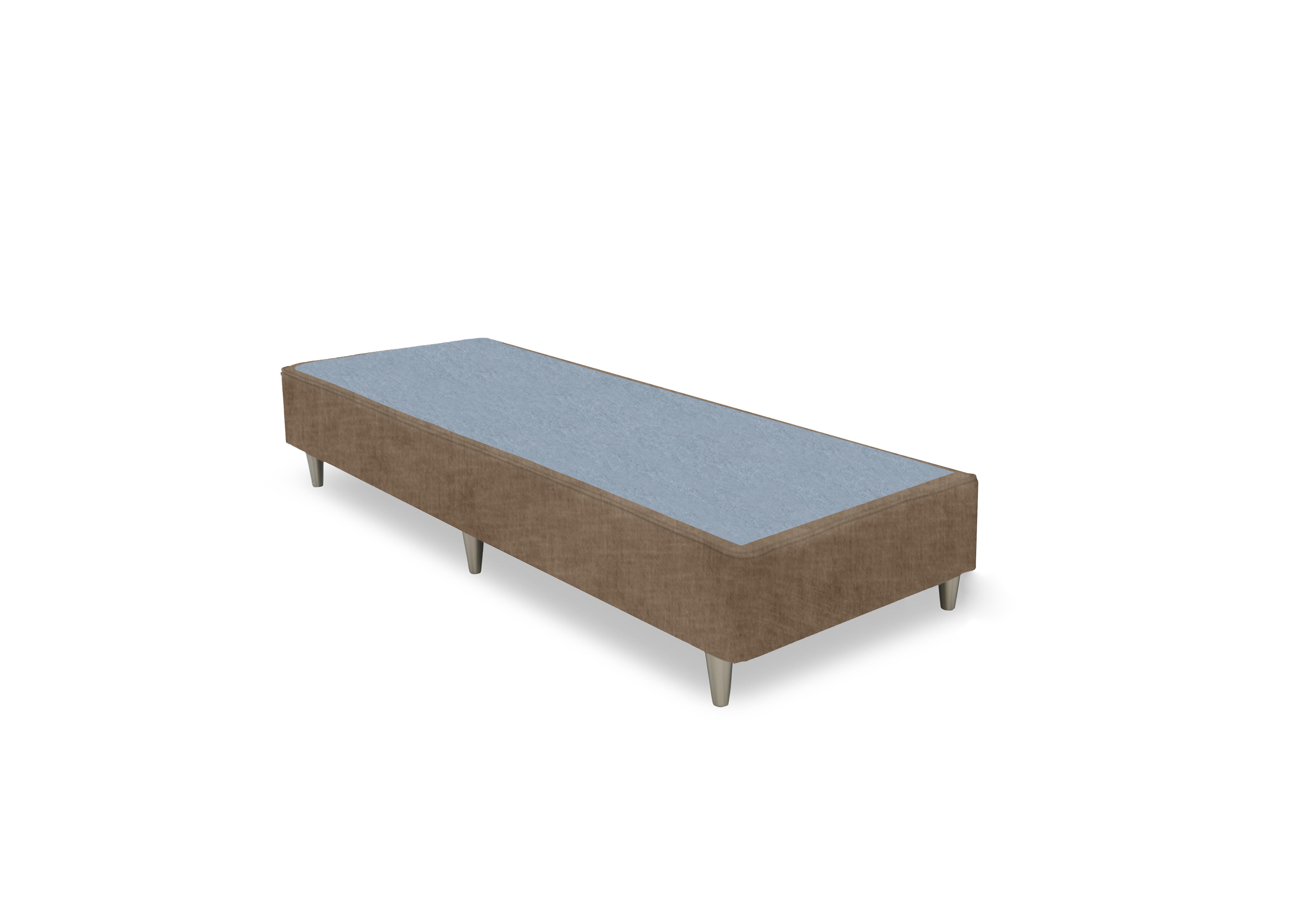 Artisan Premium Platform Top Shallow Divan Base in Lace Caramel - Bsl on Furniture Village