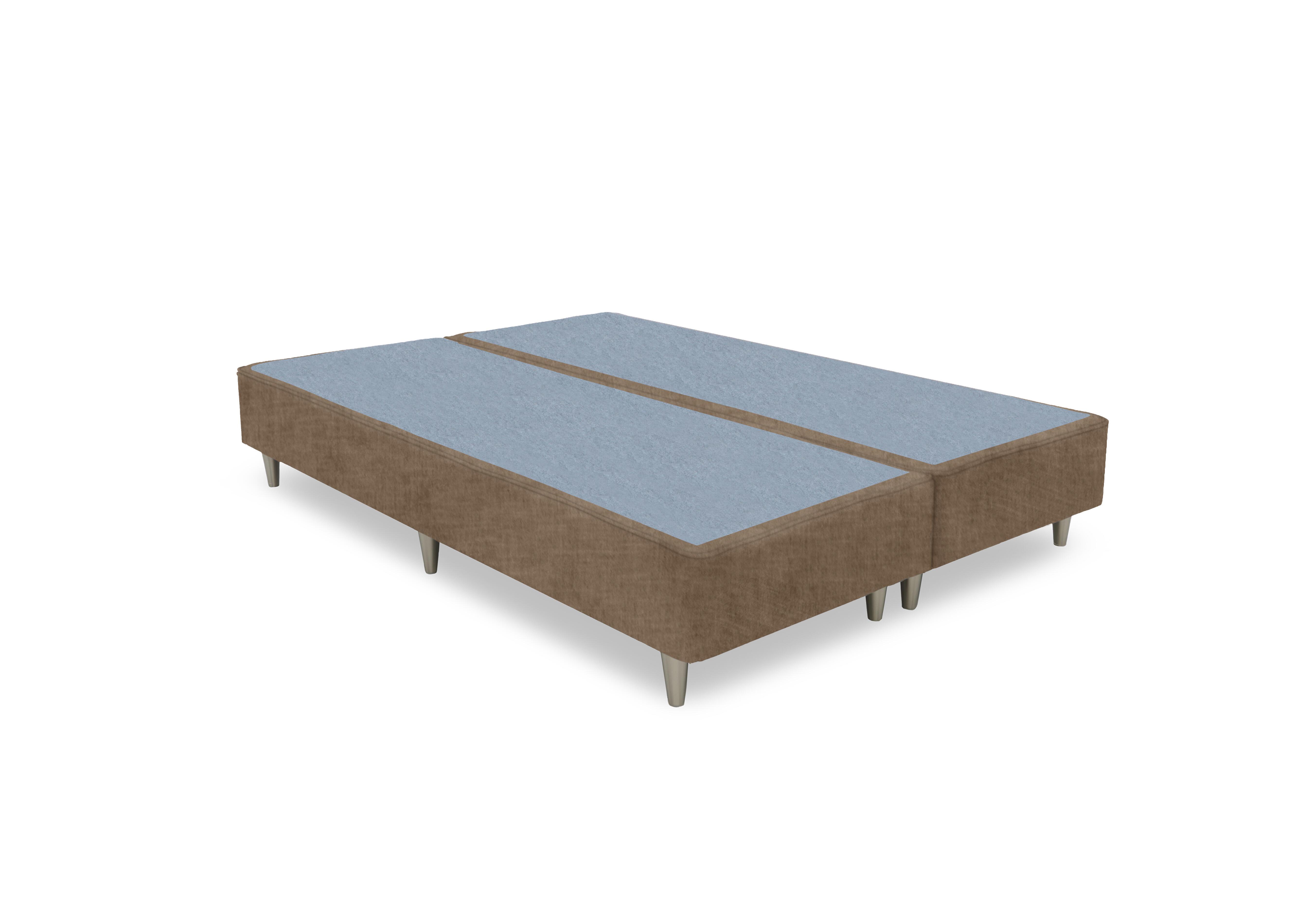 Artisan Premium Platform Top Shallow Divan Base in Lace Caramel - Bsl on Furniture Village