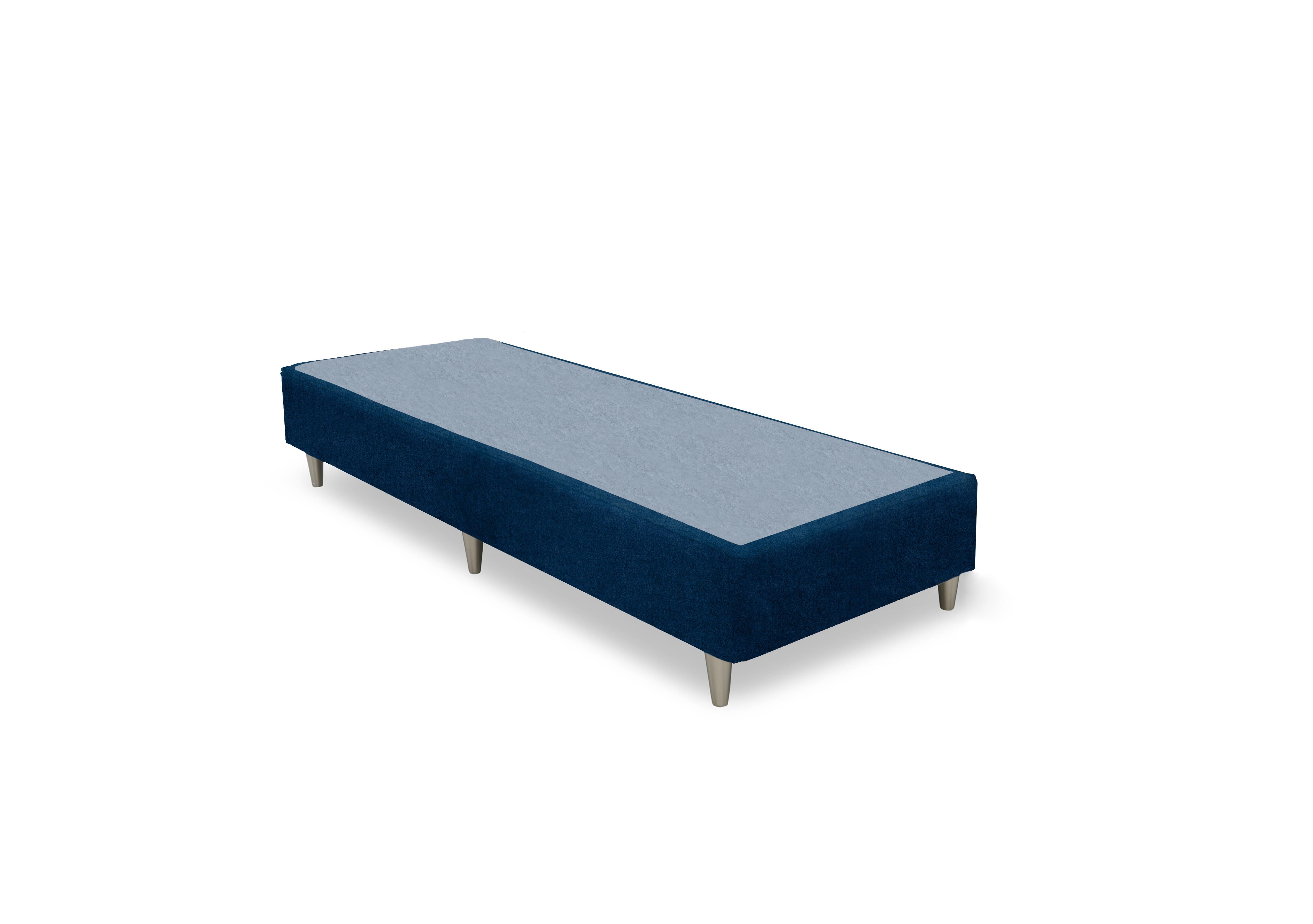 Artisan Premium Platform Top Shallow Divan Base in Plain Sapphire- Bsl on Furniture Village