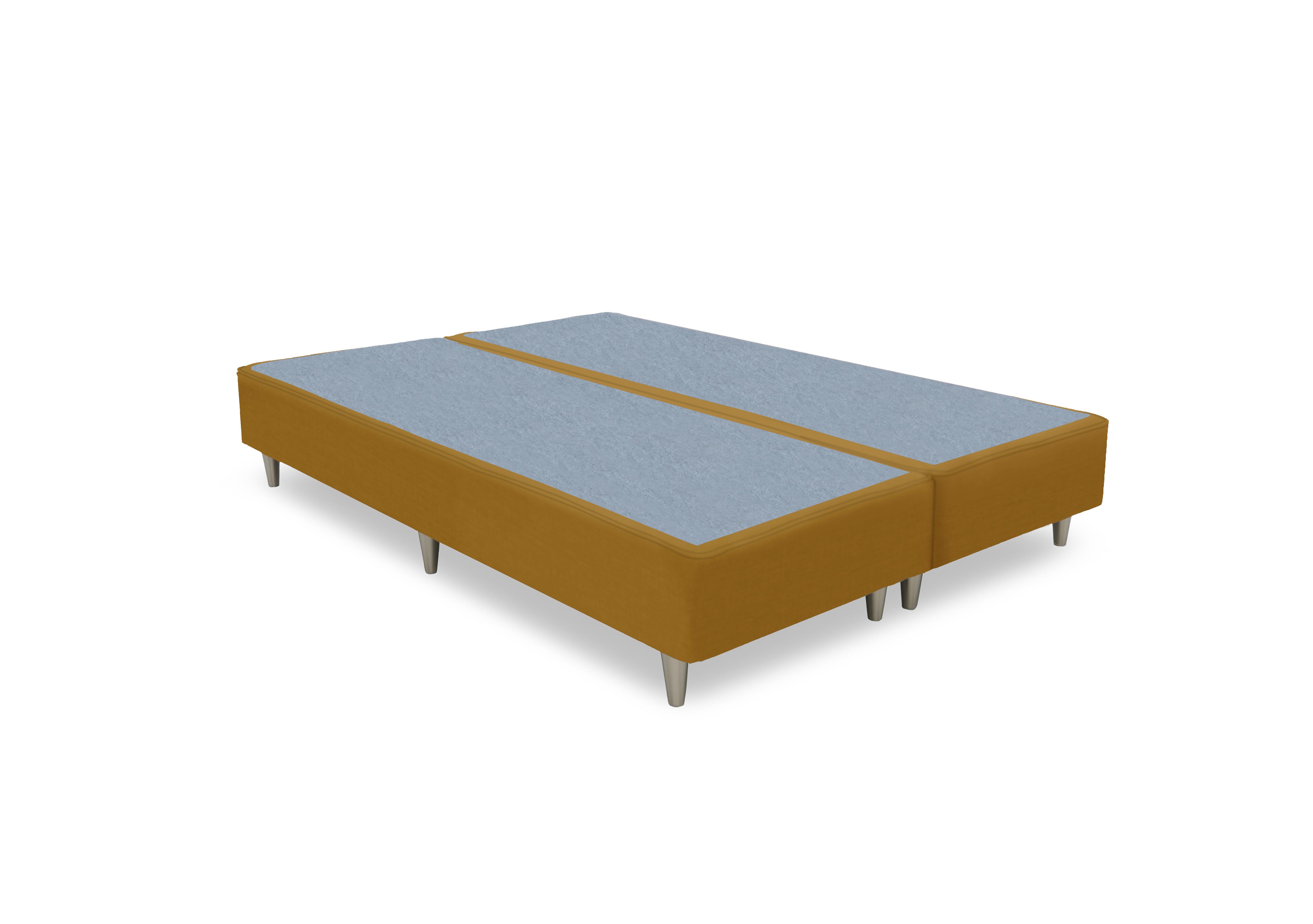 Artisan Premium Platform Top Shallow Divan Base in Plush Corn - Bsl on Furniture Village