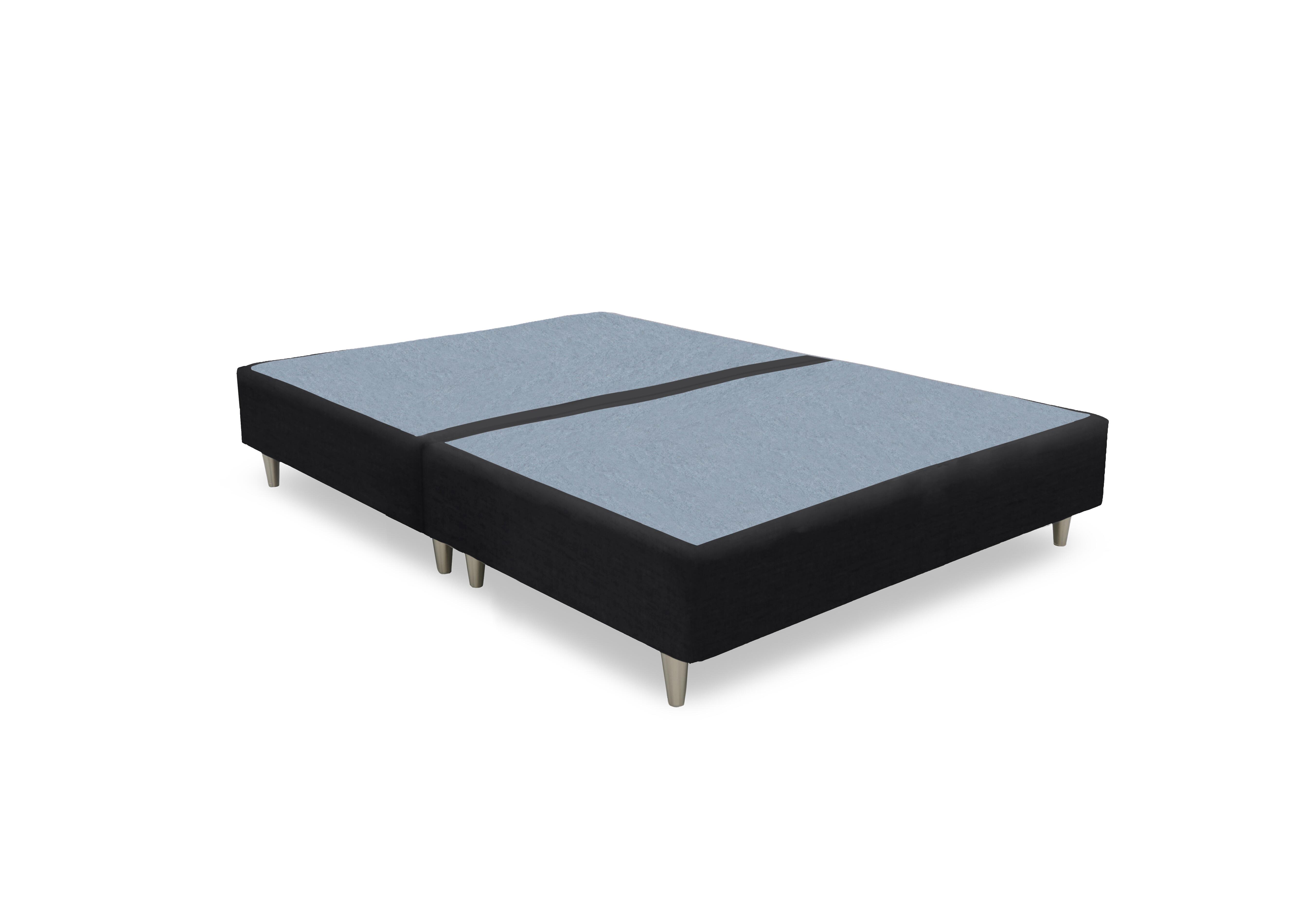 Artisan Premium Platform Top Shallow Divan Base in Plush Ebony - Bsl on Furniture Village