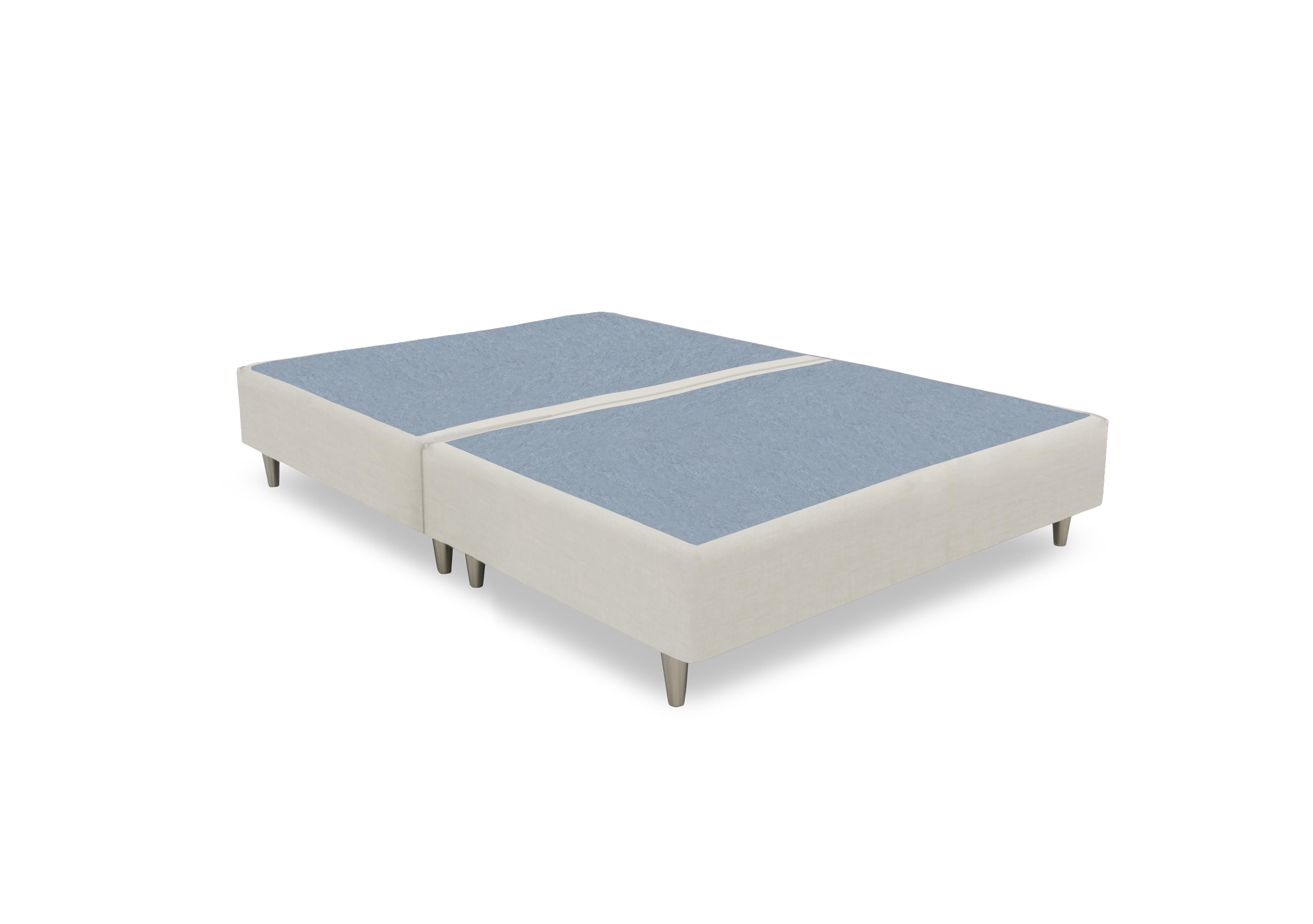 Artisan Premium Platform Top Shallow Divan Base in Plush Ecru - Bsl on Furniture Village