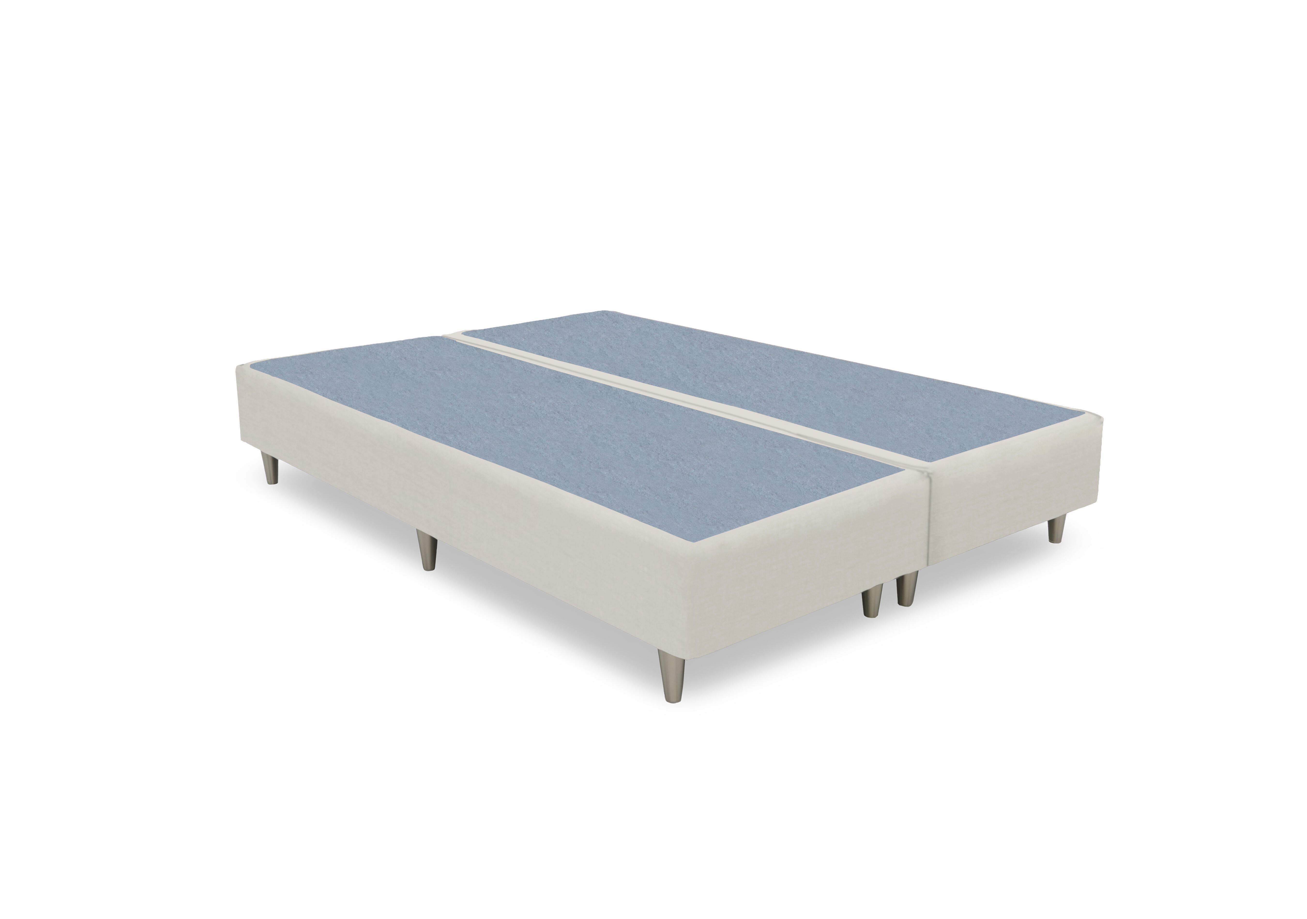 Artisan Premium Platform Top Shallow Divan Base in Plush Ecru - Bsl on Furniture Village