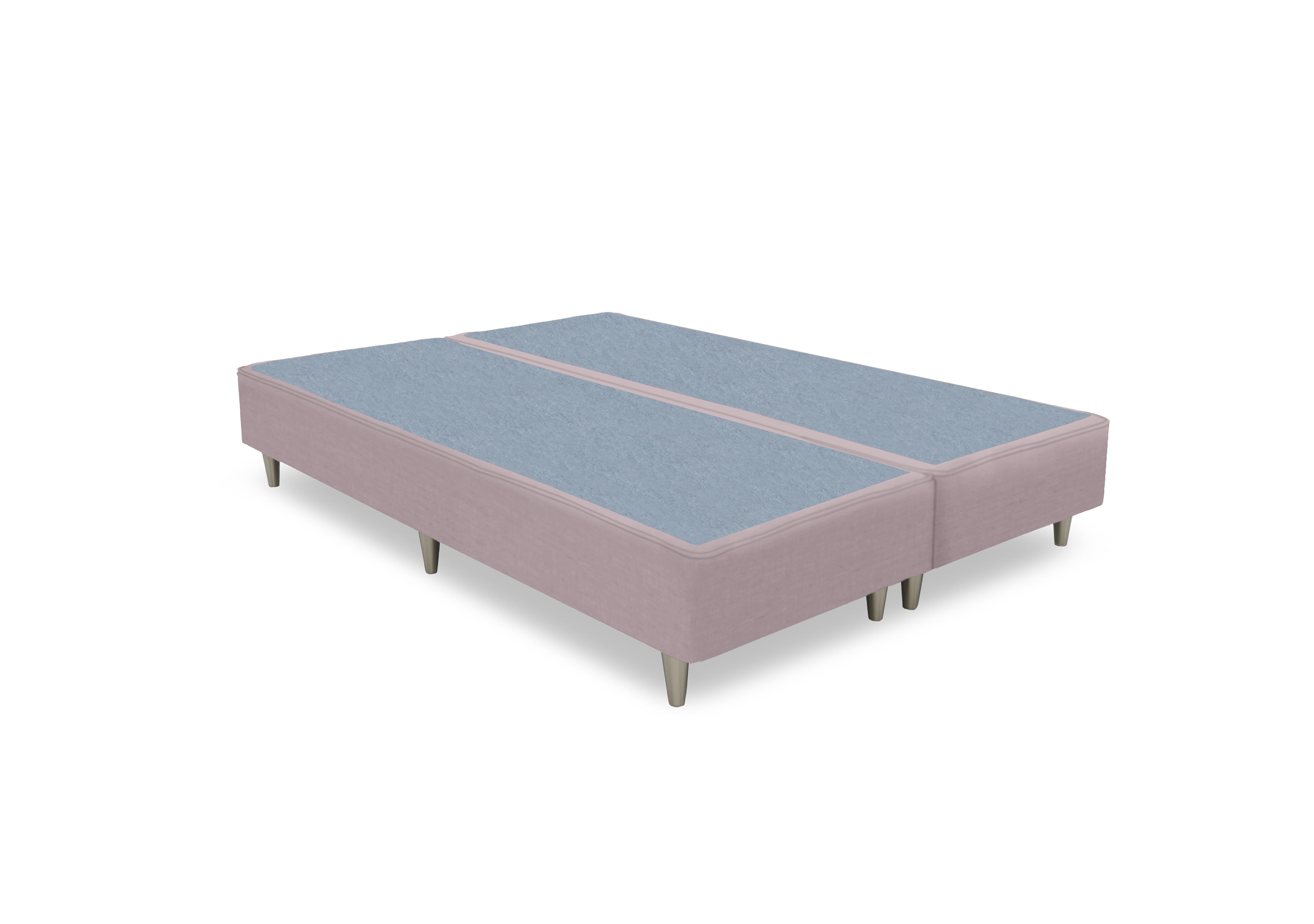 Artisan Premium Platform Top Shallow Divan Base in Plush Lilac -Bsl on Furniture Village
