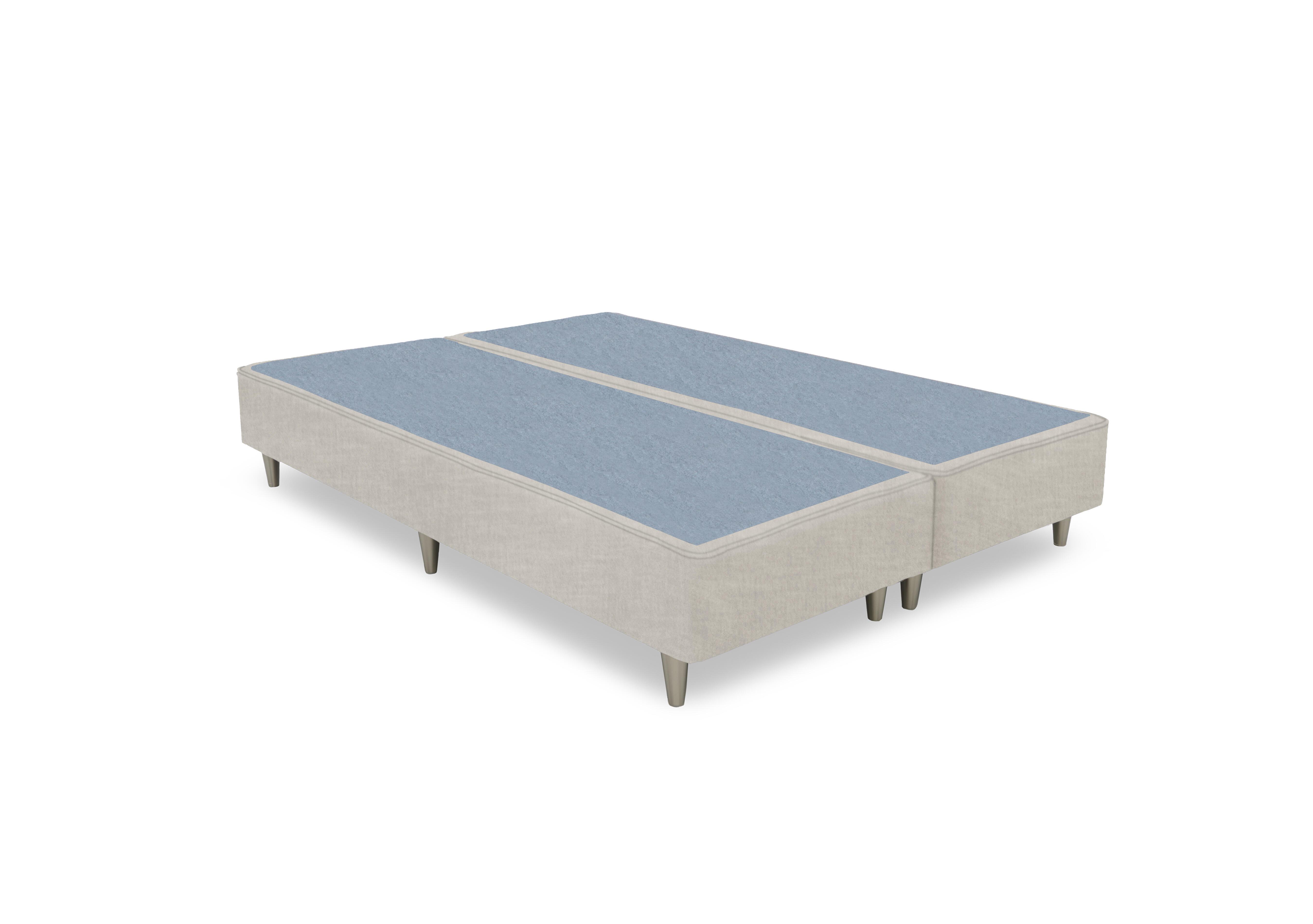 Artisan Premium Platform Top Shallow Divan Base in Queens Oat- Bsl on Furniture Village