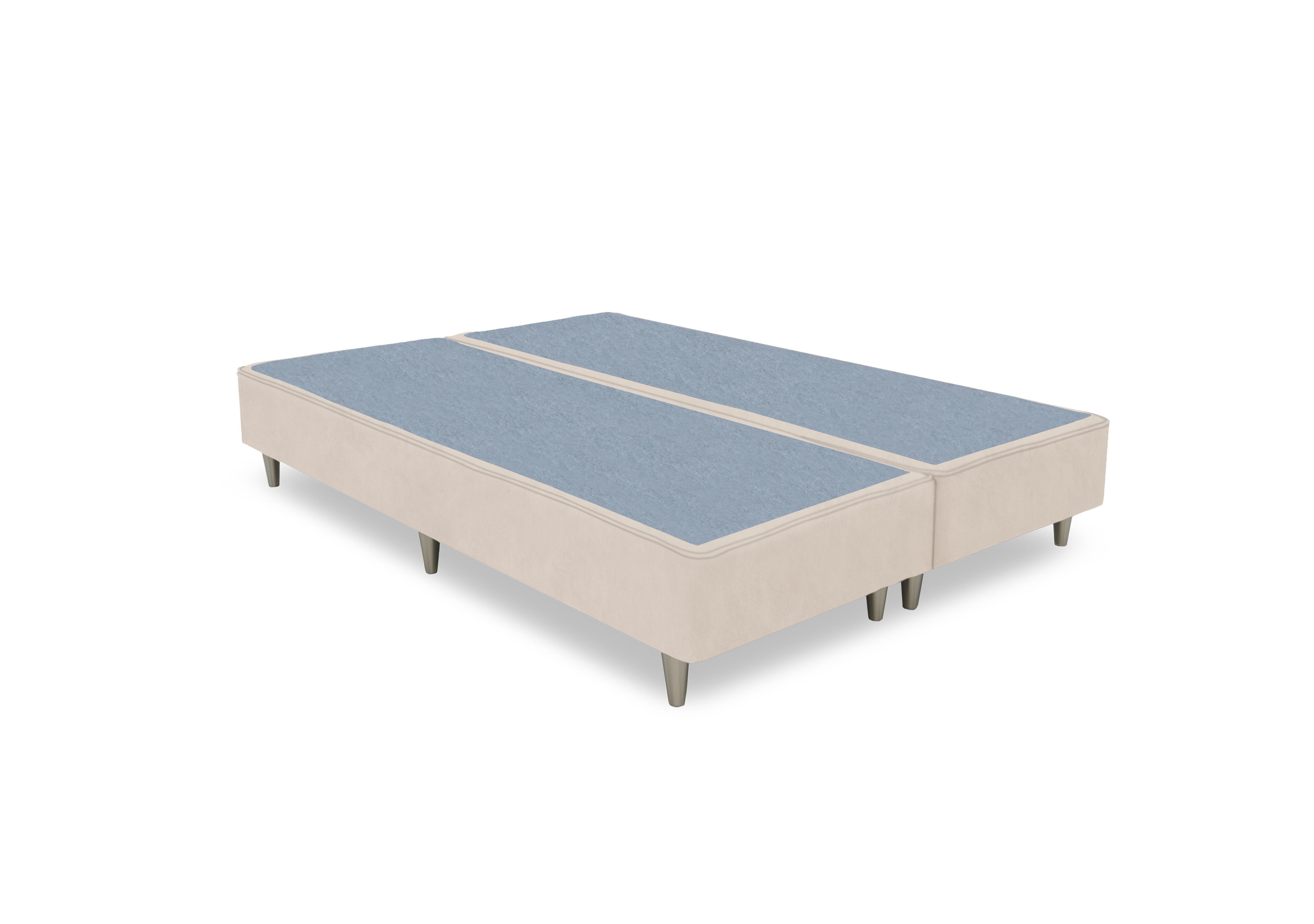 Artisan Premium Platform Top Shallow Divan Base in Sandstone Pearl- Bsl on Furniture Village