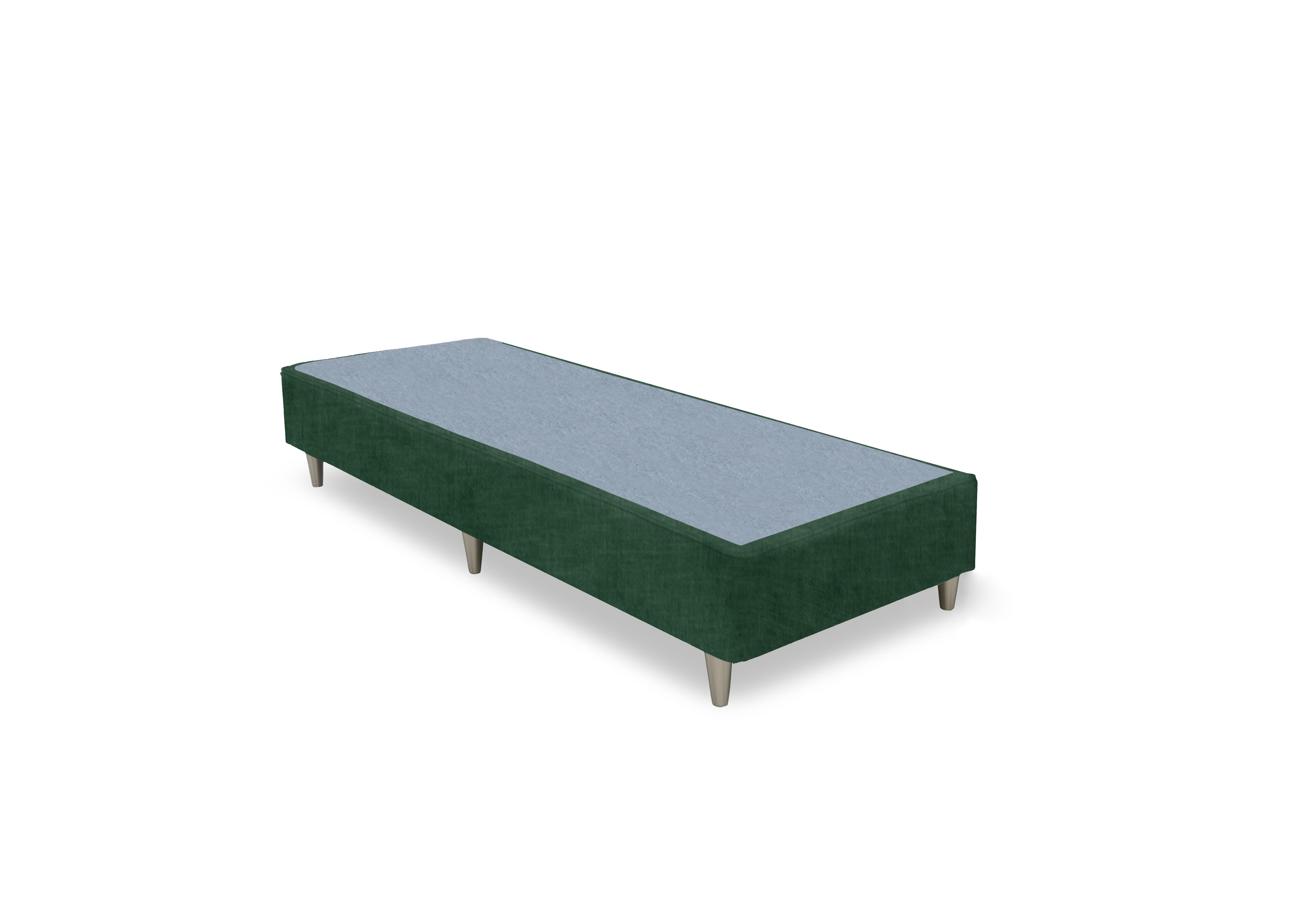 Artisan Premium Platform Top Shallow Divan Base in Tormaline Green - Bsl on Furniture Village