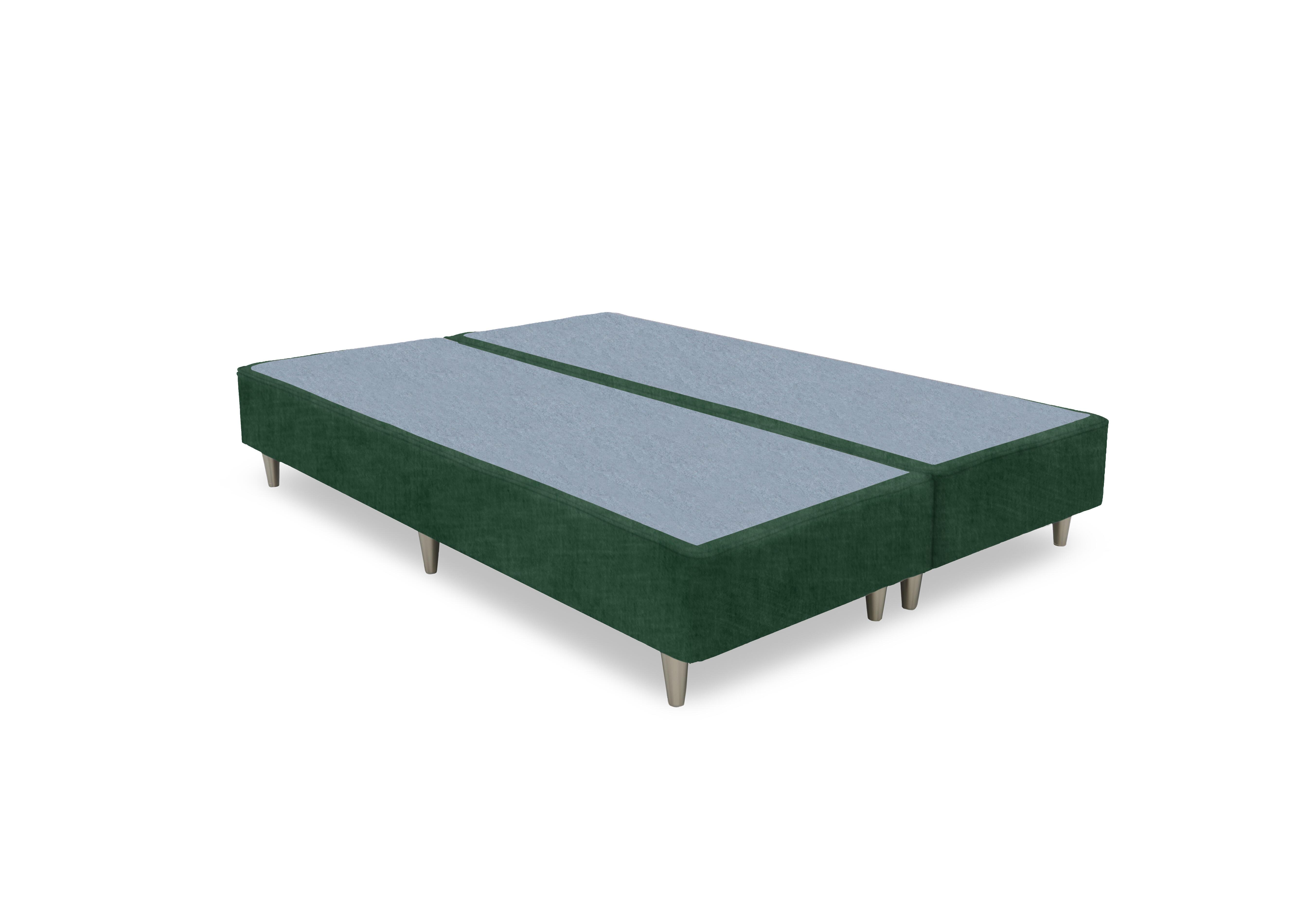 Artisan Premium Platform Top Shallow Divan Base in Tormaline Green - Bsl on Furniture Village