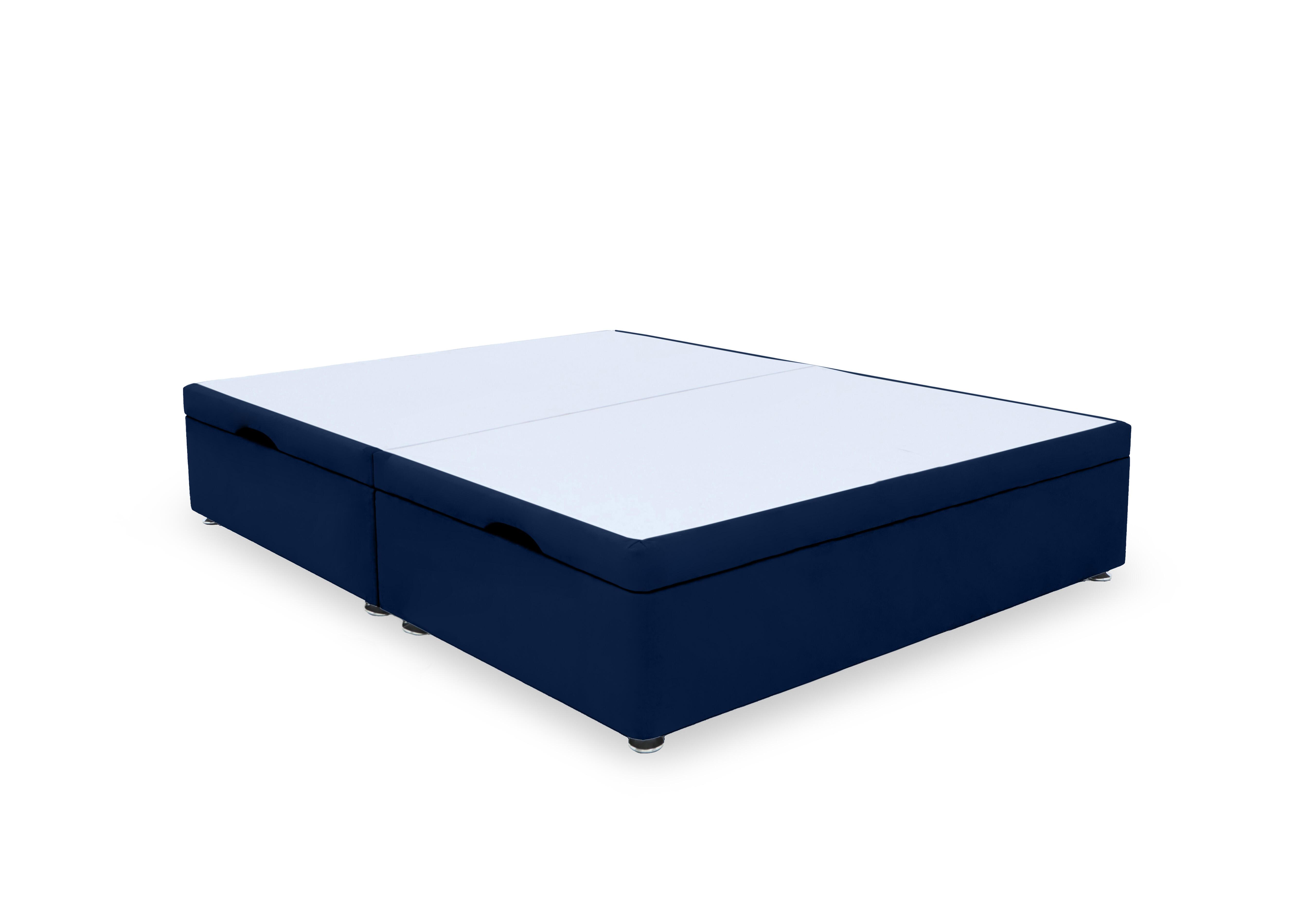 Artisan Premium Platform Top Manual Side Lift Ottoman Divan Base in Aston Navy on Furniture Village