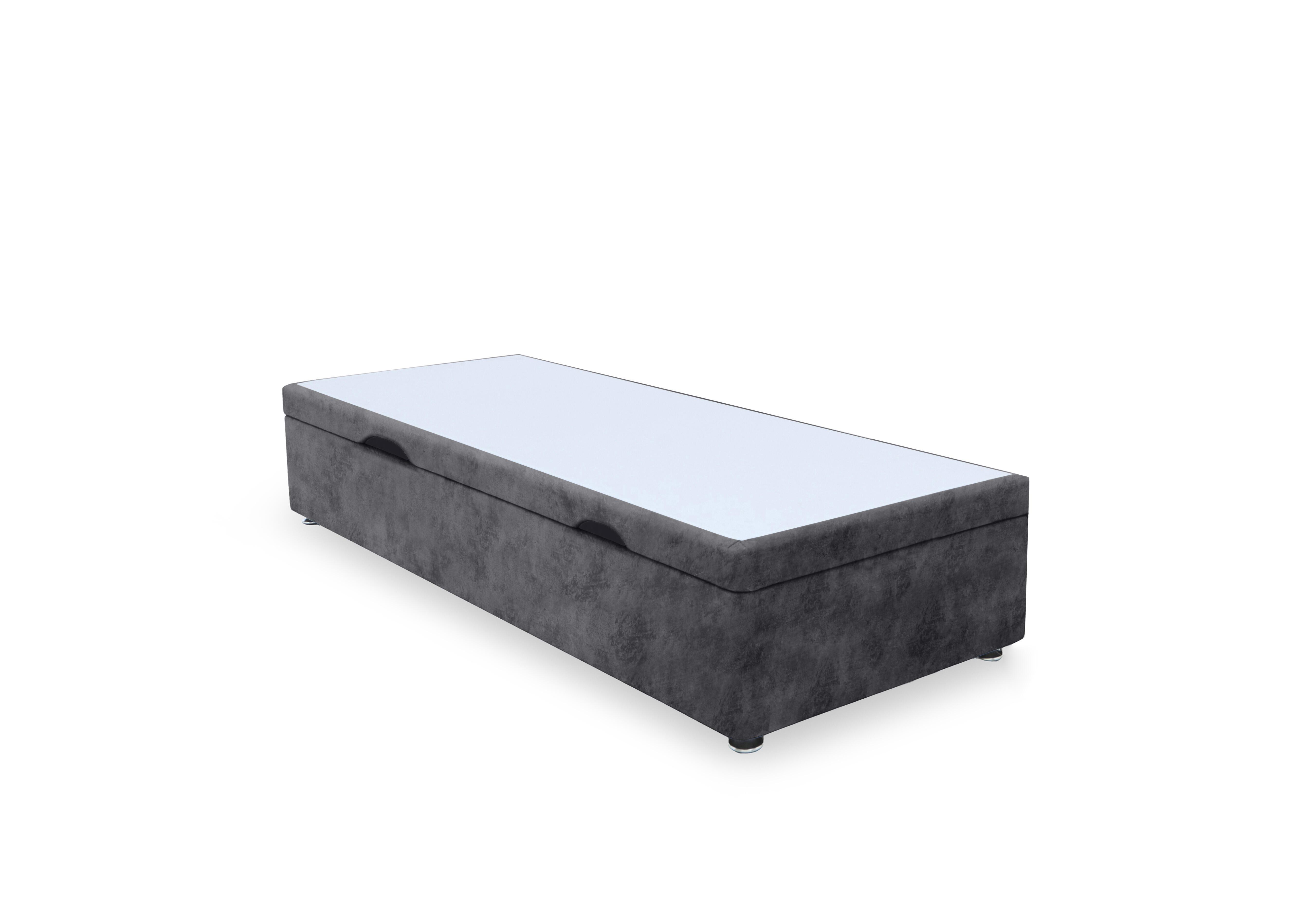 Artisan Premium Platform Top Manual Side Lift Ottoman Divan Base in Daytona Coal on Furniture Village