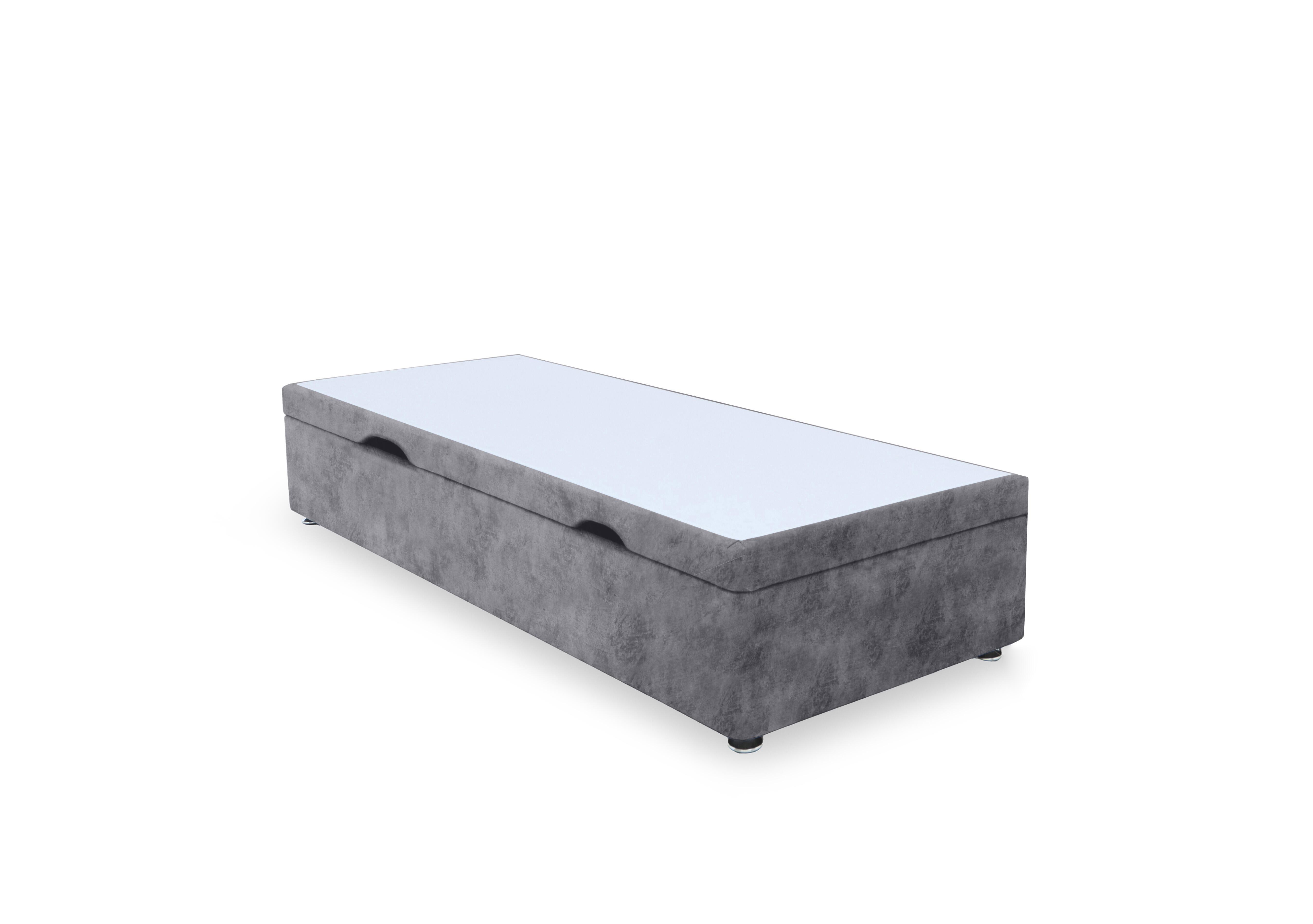 Artisan Premium Side Lift Ottoman Divan Base in Daytona Grey on Furniture Village