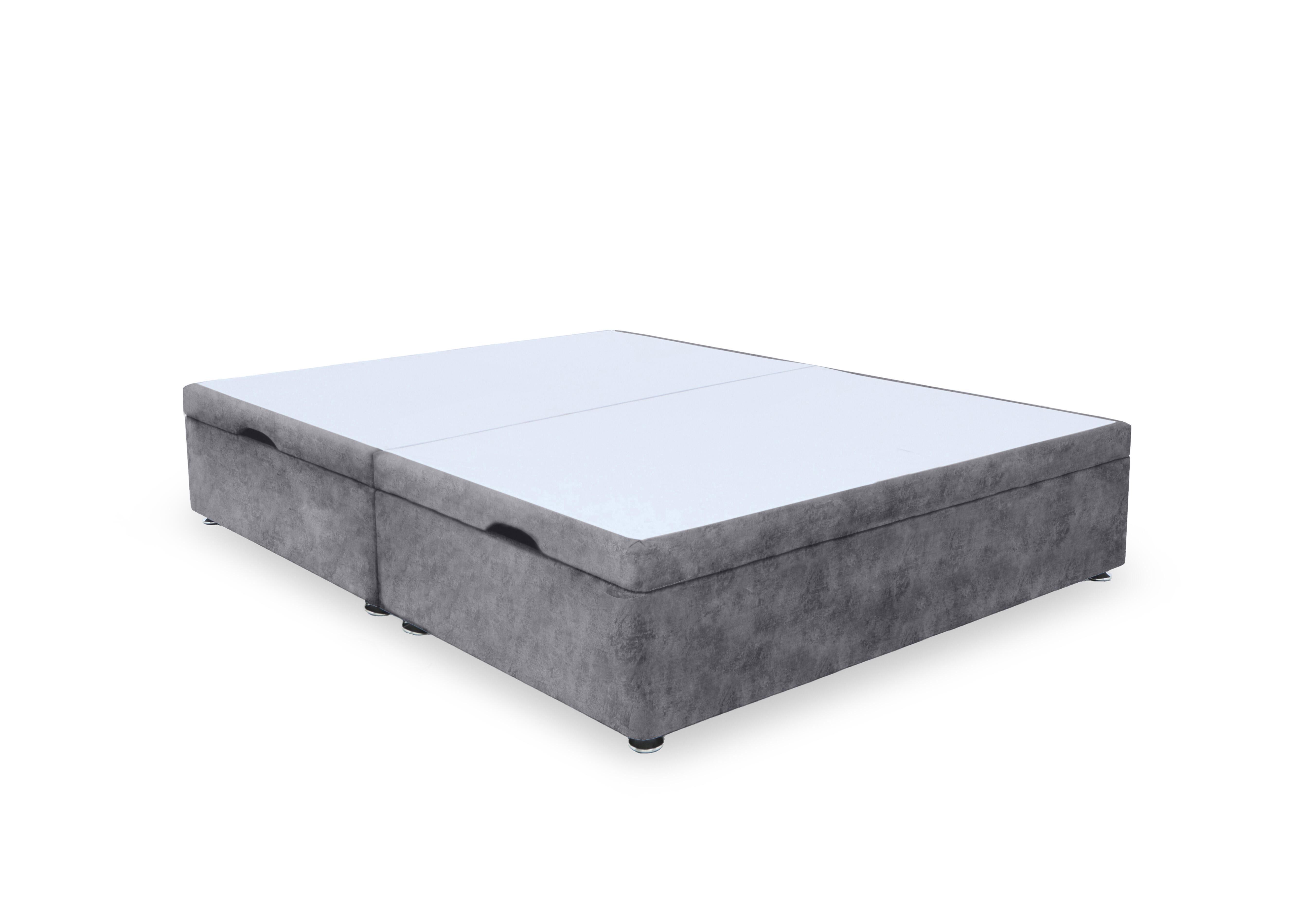 Artisan Premium Platform Top Manual Side Lift Ottoman Divan Base in Daytona Grey on Furniture Village
