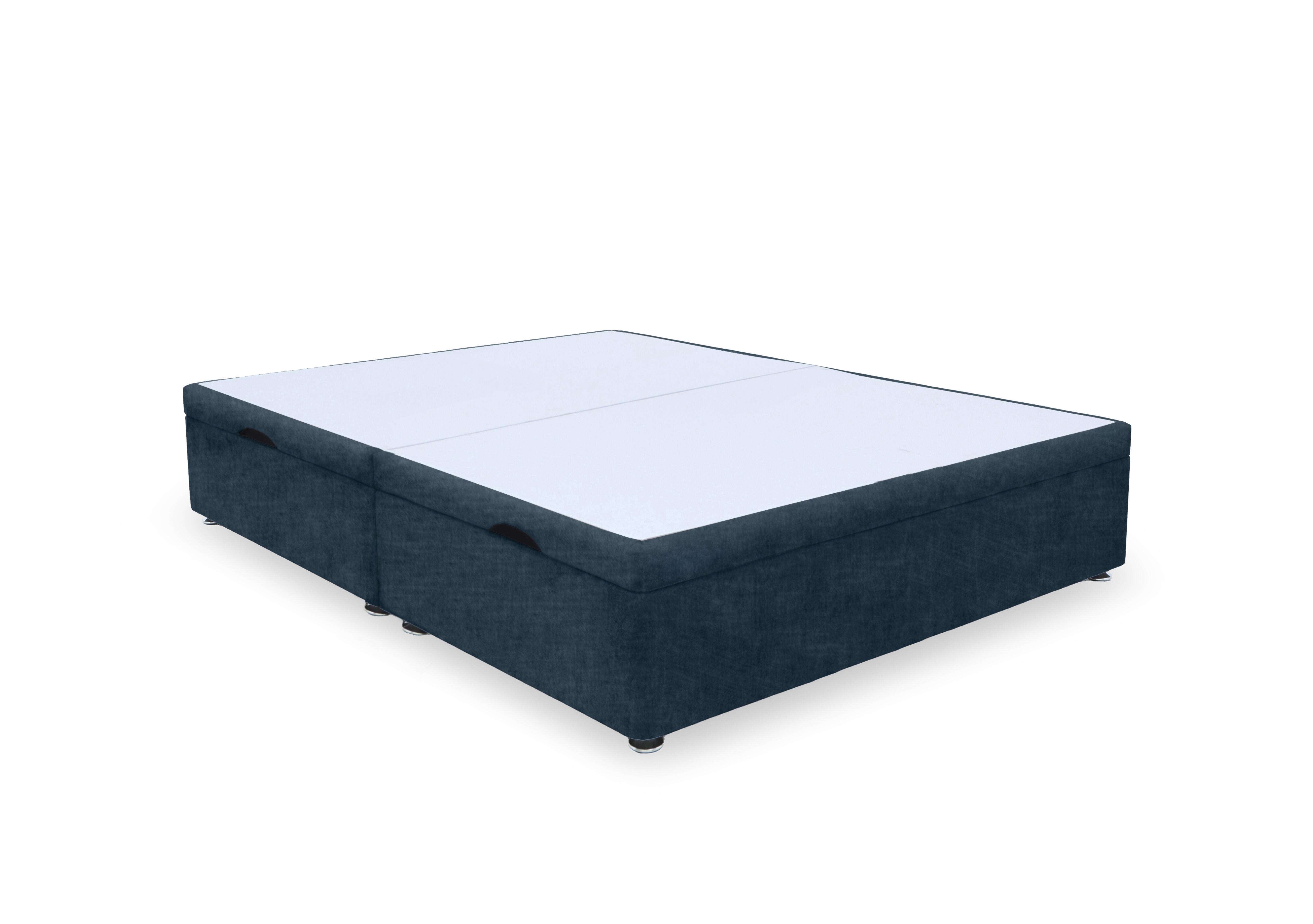Artisan Premium Manual Side Lift Ottoman Divan Base in Granite Blue on Furniture Village