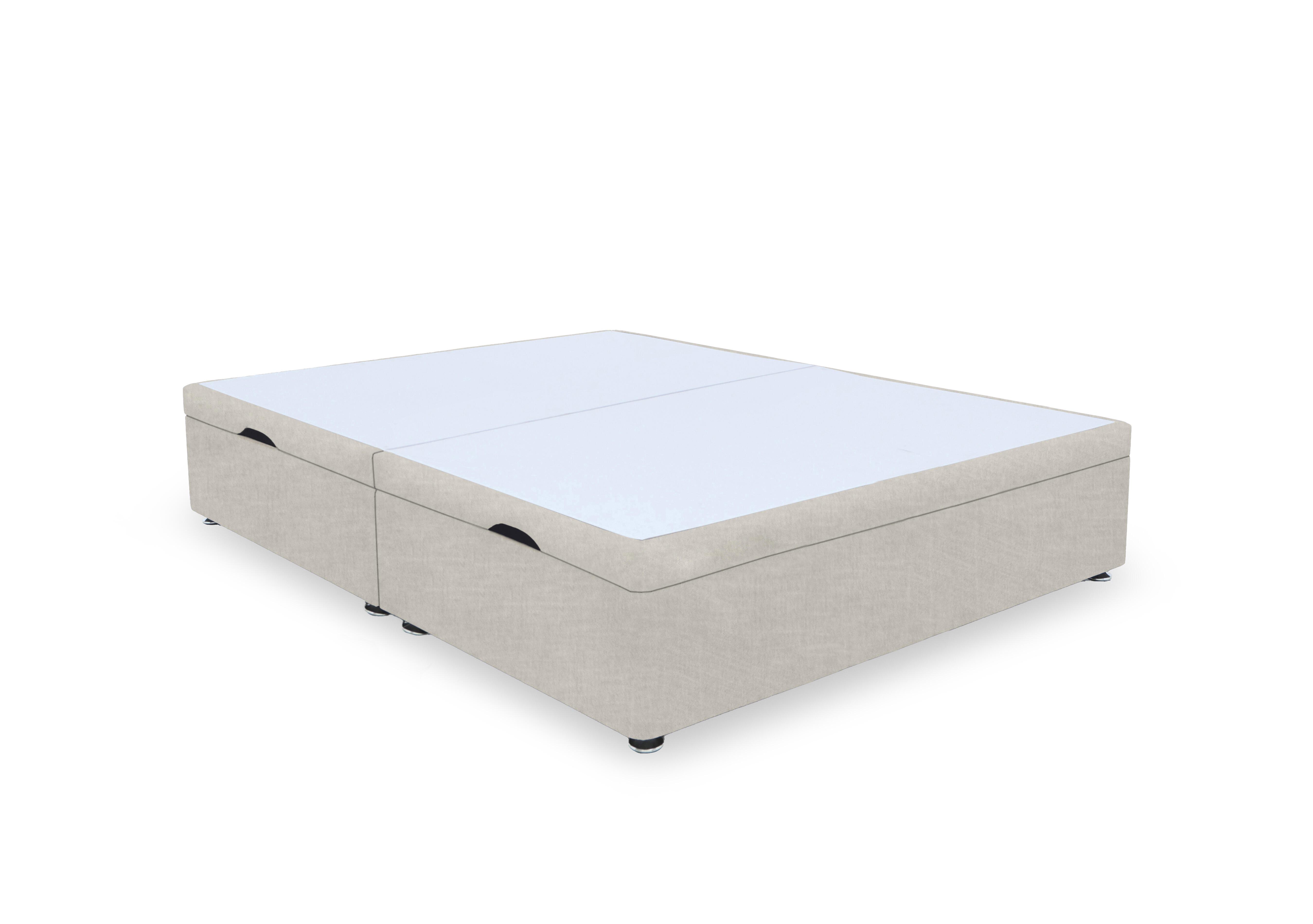 Artisan Premium Platform Top Manual Side Lift Ottoman Divan Base in Queens Oat on Furniture Village