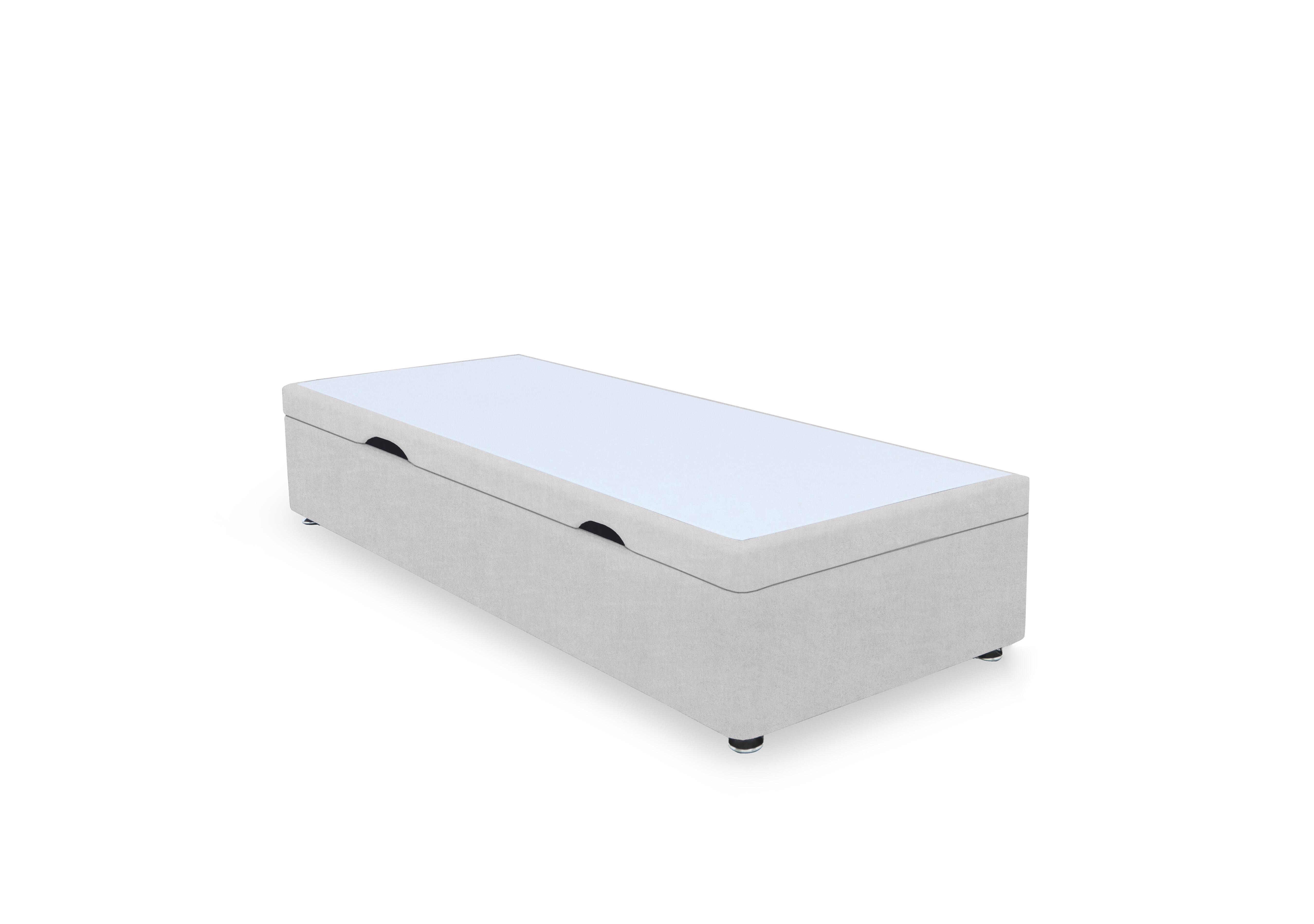 Artisan Premium Platform Top Manual Side Lift Ottoman Divan Base in Queens Pebble on Furniture Village