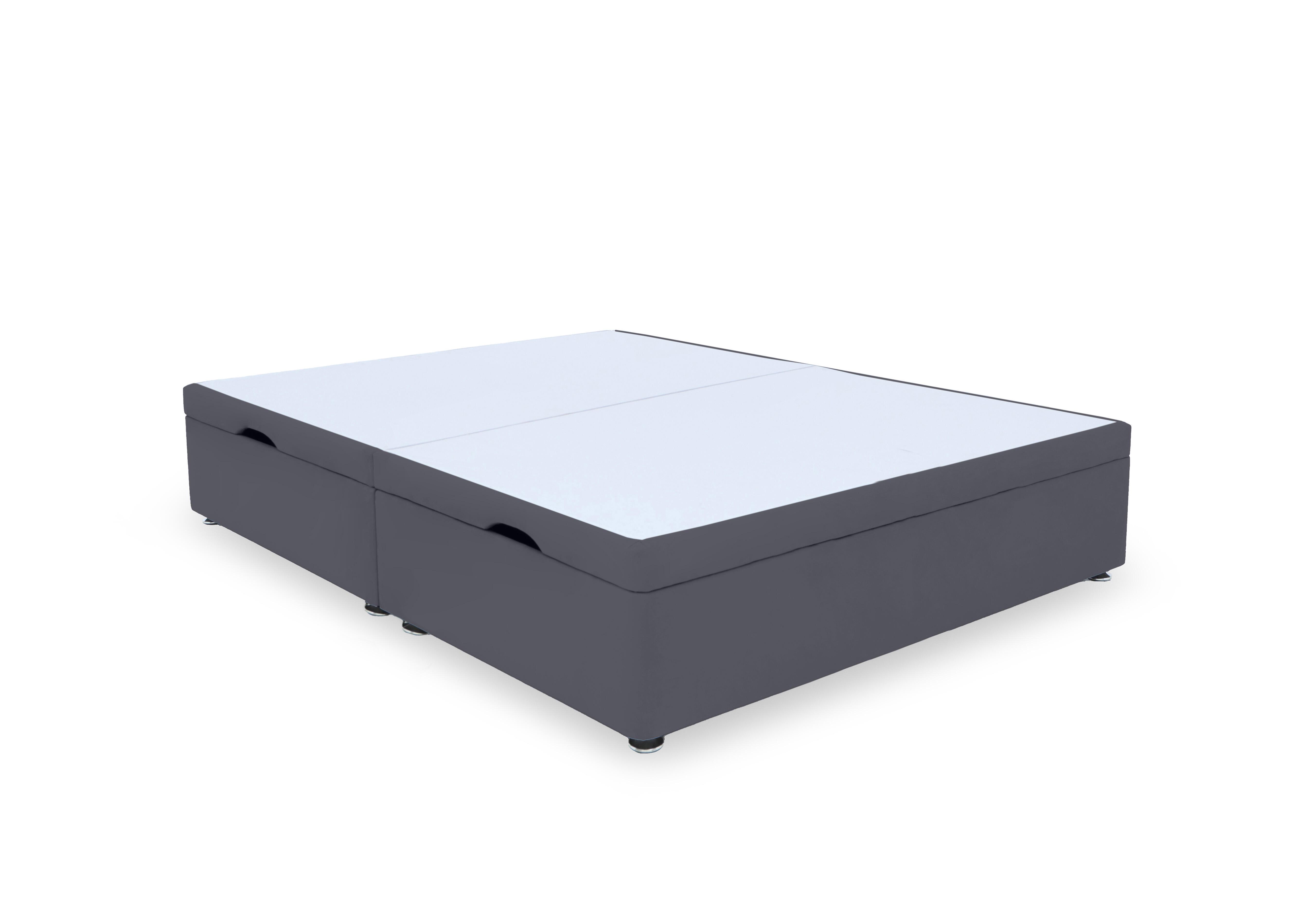 Artisan Premium Platform Top Manual Side Lift Ottoman Divan Base in Seven Anthracite on Furniture Village
