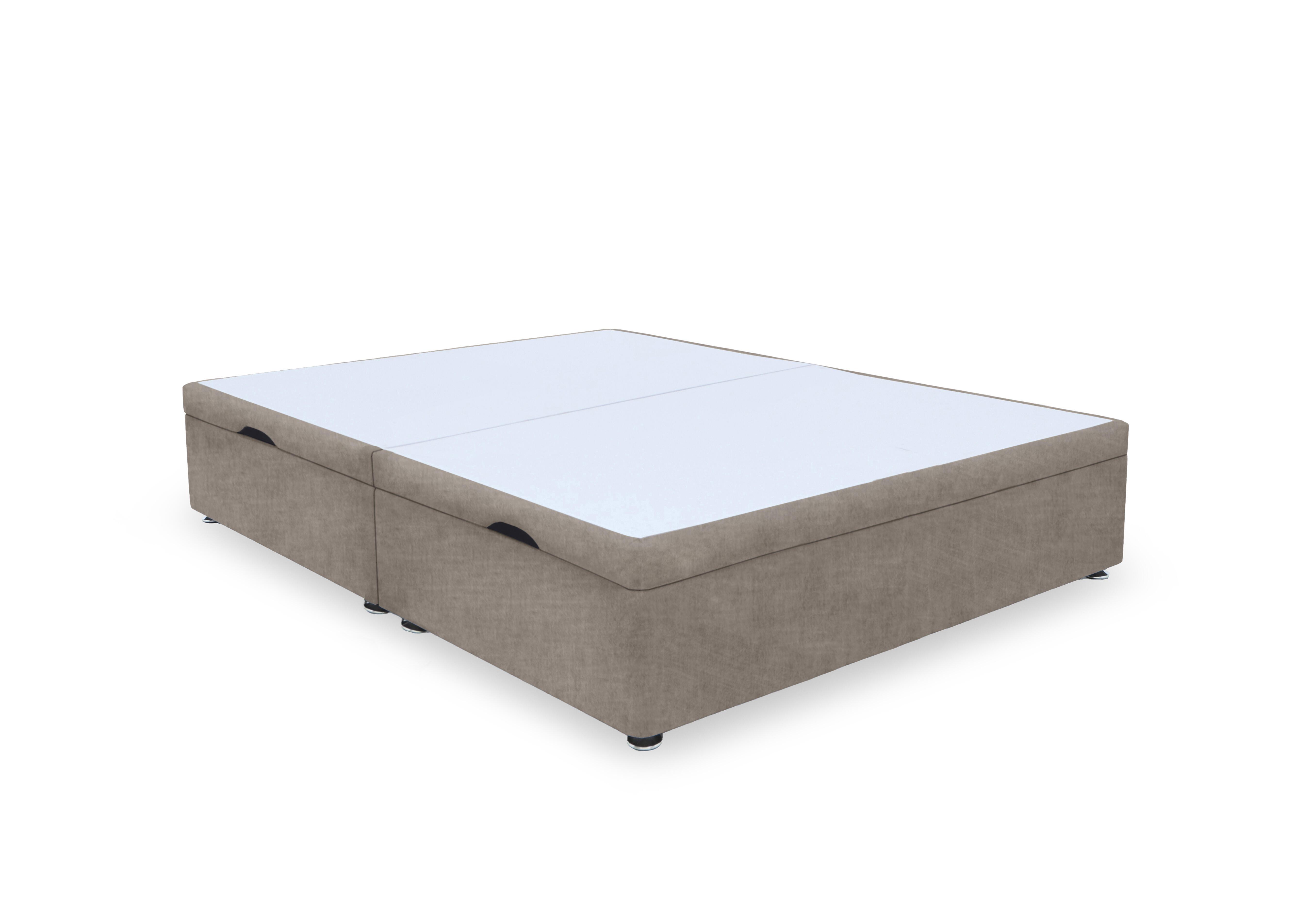 Artisan Premium Platform Top Manual Side Lift Ottoman Divan Base in Warm Onyx on Furniture Village