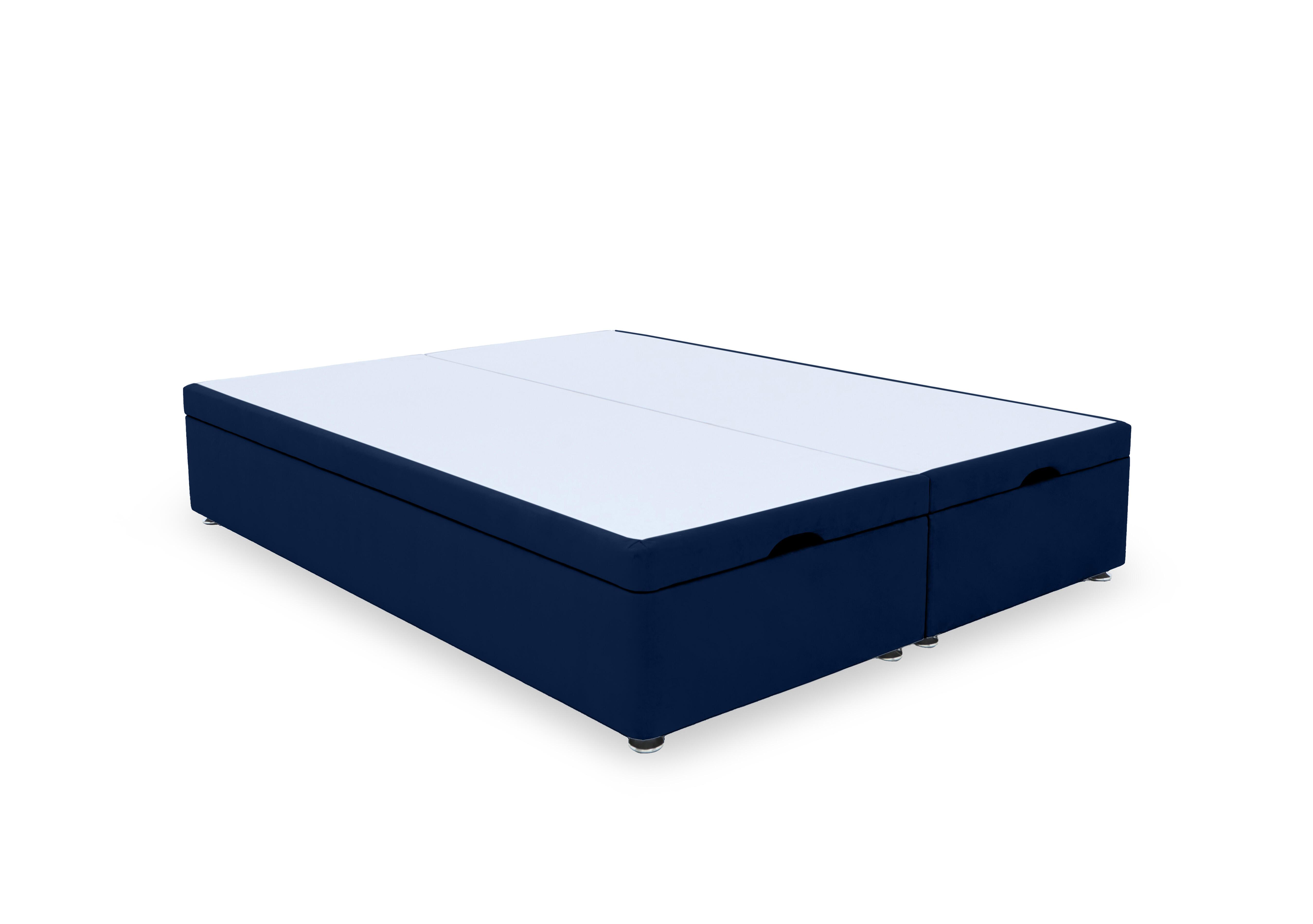 Artisan Premium Manual End Lift Ottoman Divan Base in Aston Navy on Furniture Village