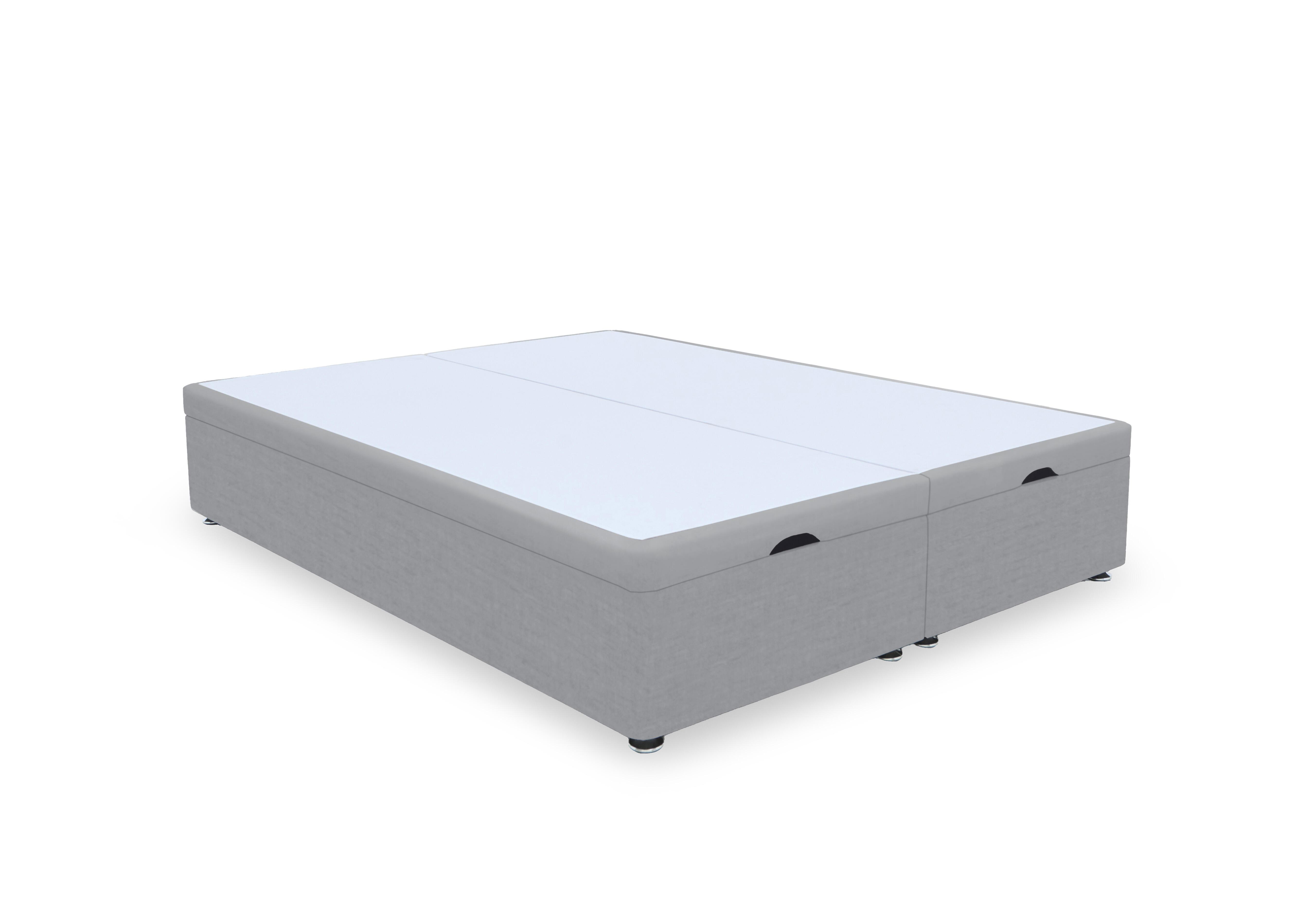 Artisan Premium Manual End Lift Ottoman Divan Base in Aston Silver on Furniture Village