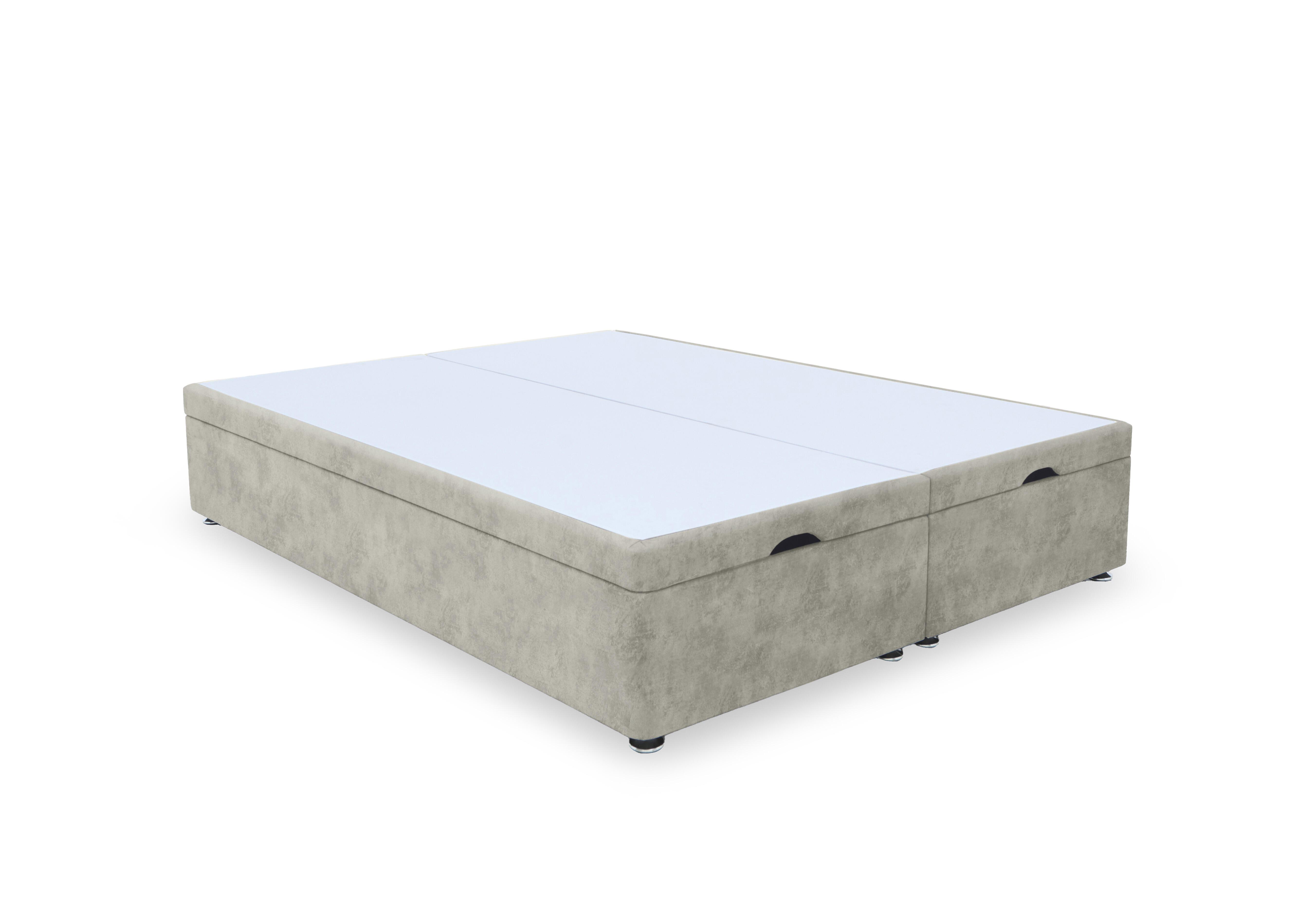 Artisan Premium Manual End Lift Ottoman Divan Base in Dapple Oyster on Furniture Village