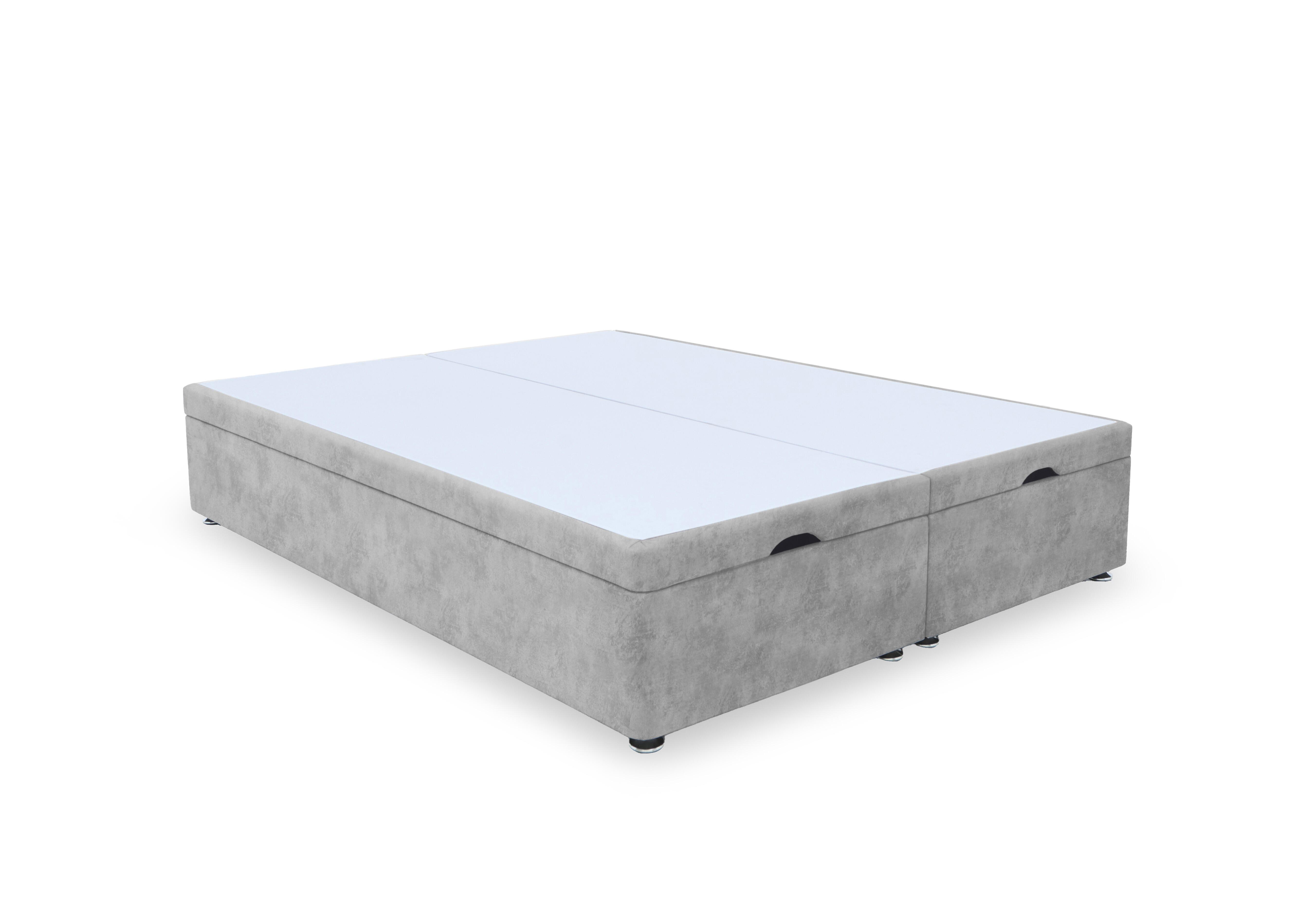 Artisan Premium Manual End Lift Ottoman Divan Base in Dapple Sterling on Furniture Village