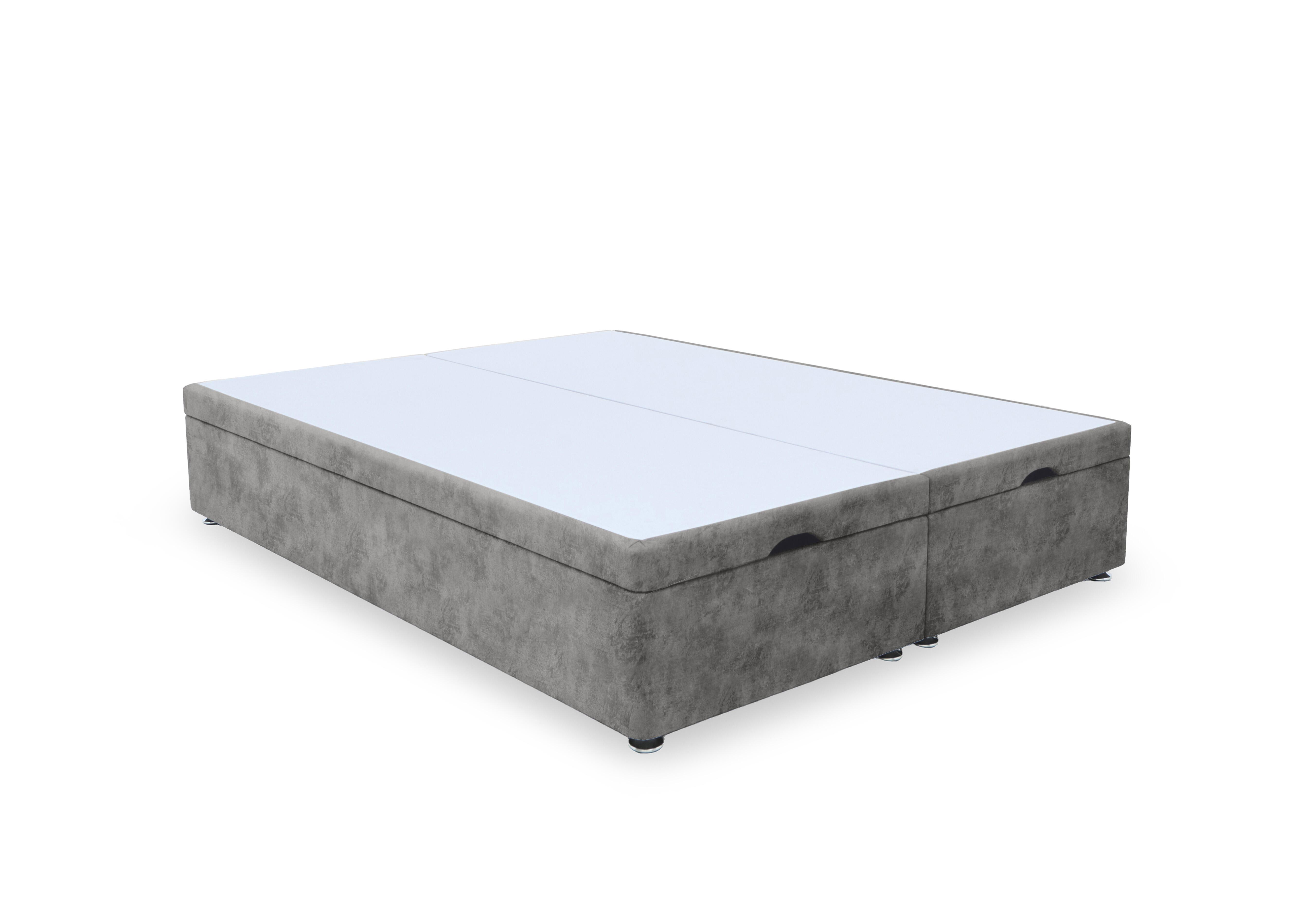 Artisan Premium Platform Top Manual End Lift Ottoman Divan Base in Daytona Pebble on Furniture Village