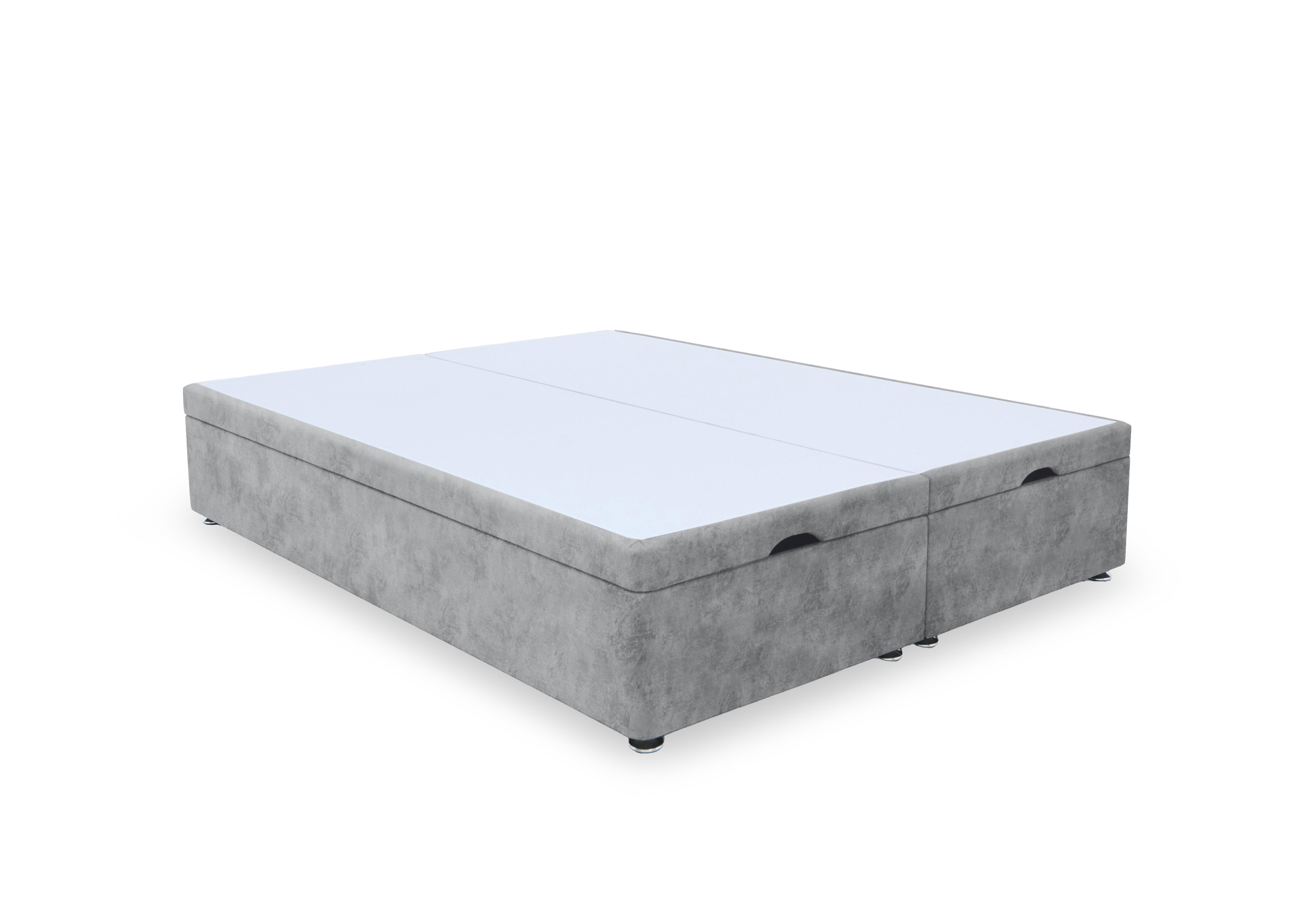 Artisan Premium Manual End Lift Ottoman Divan Base in Daytona Silver on Furniture Village