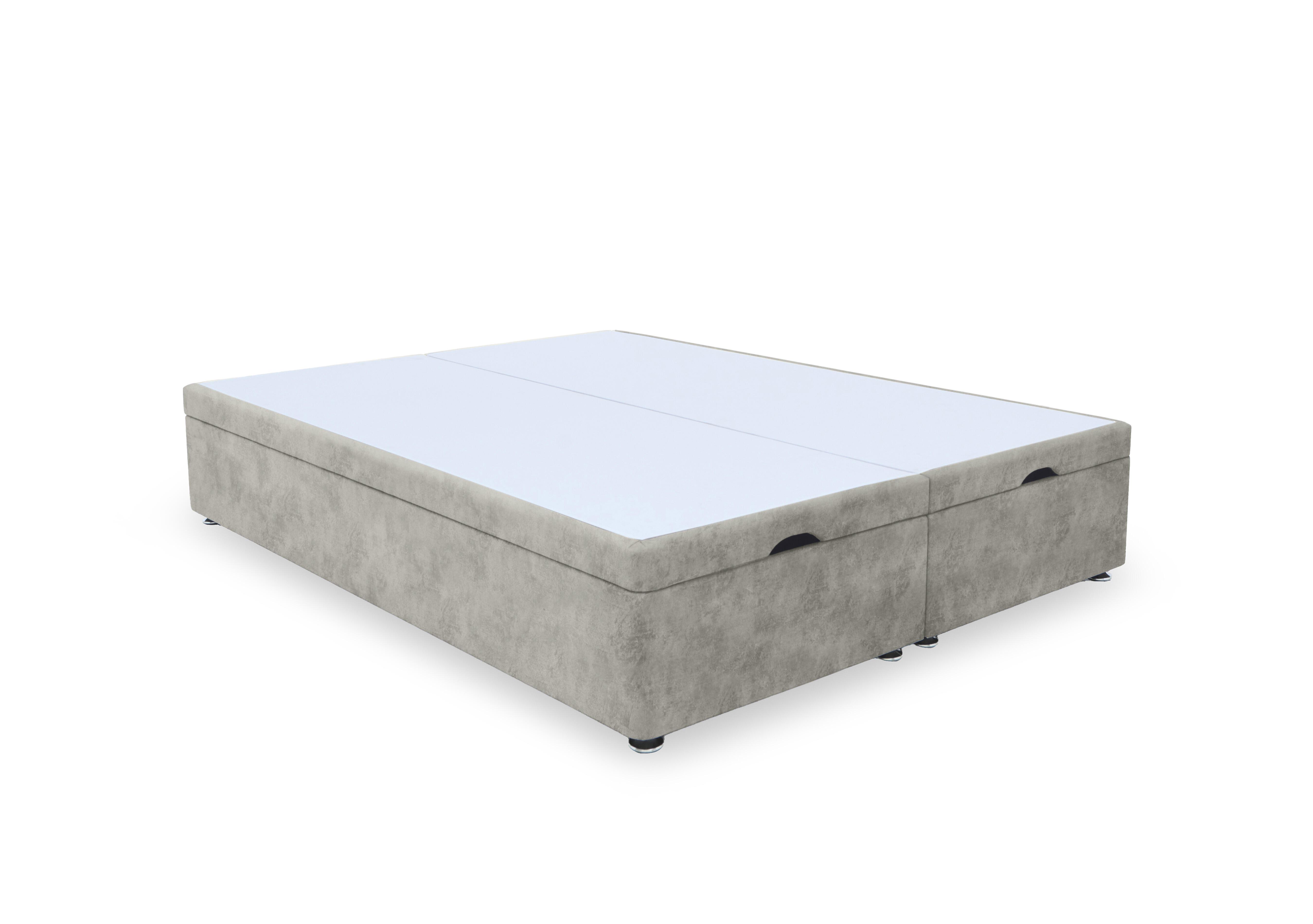 Artisan Premium Platform Top Manual End Lift Ottoman Divan Base in Daytona Stone on Furniture Village