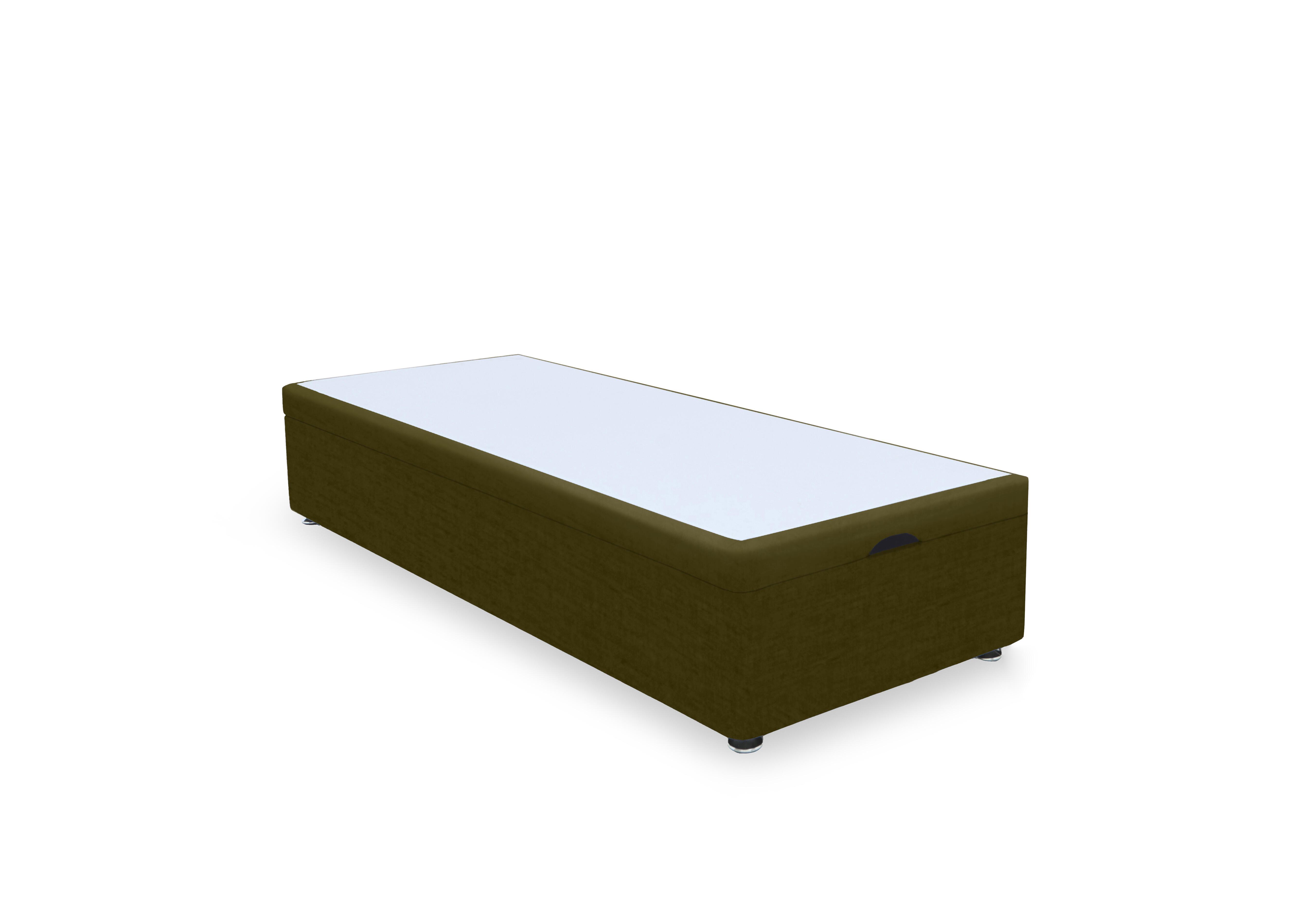 Artisan Premium Platform Top Manual End Lift Ottoman Divan Base in Milan Khaki on Furniture Village