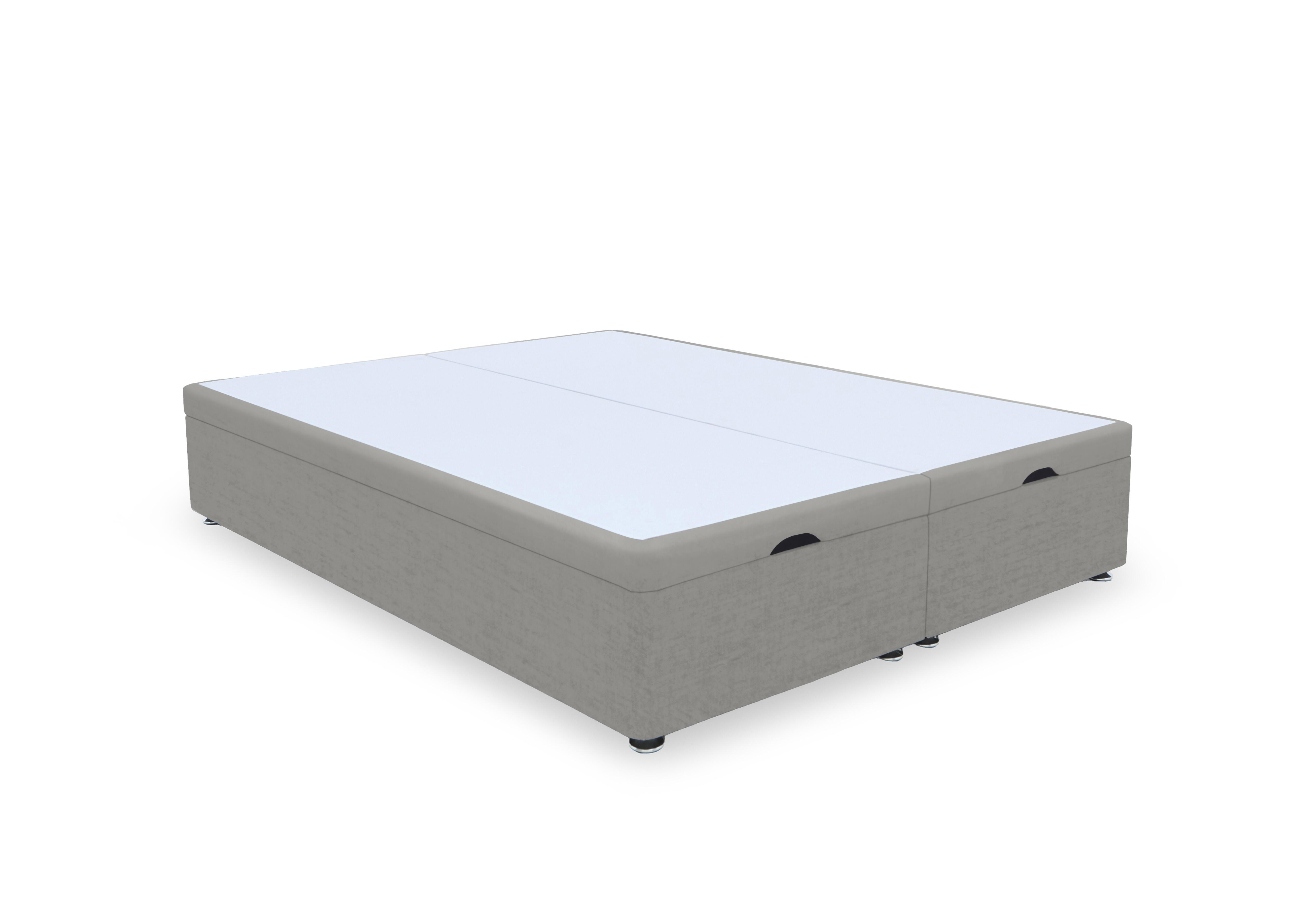 Artisan Premium Platform Top Manual End Lift Ottoman Divan Base in Milan Nickel on Furniture Village