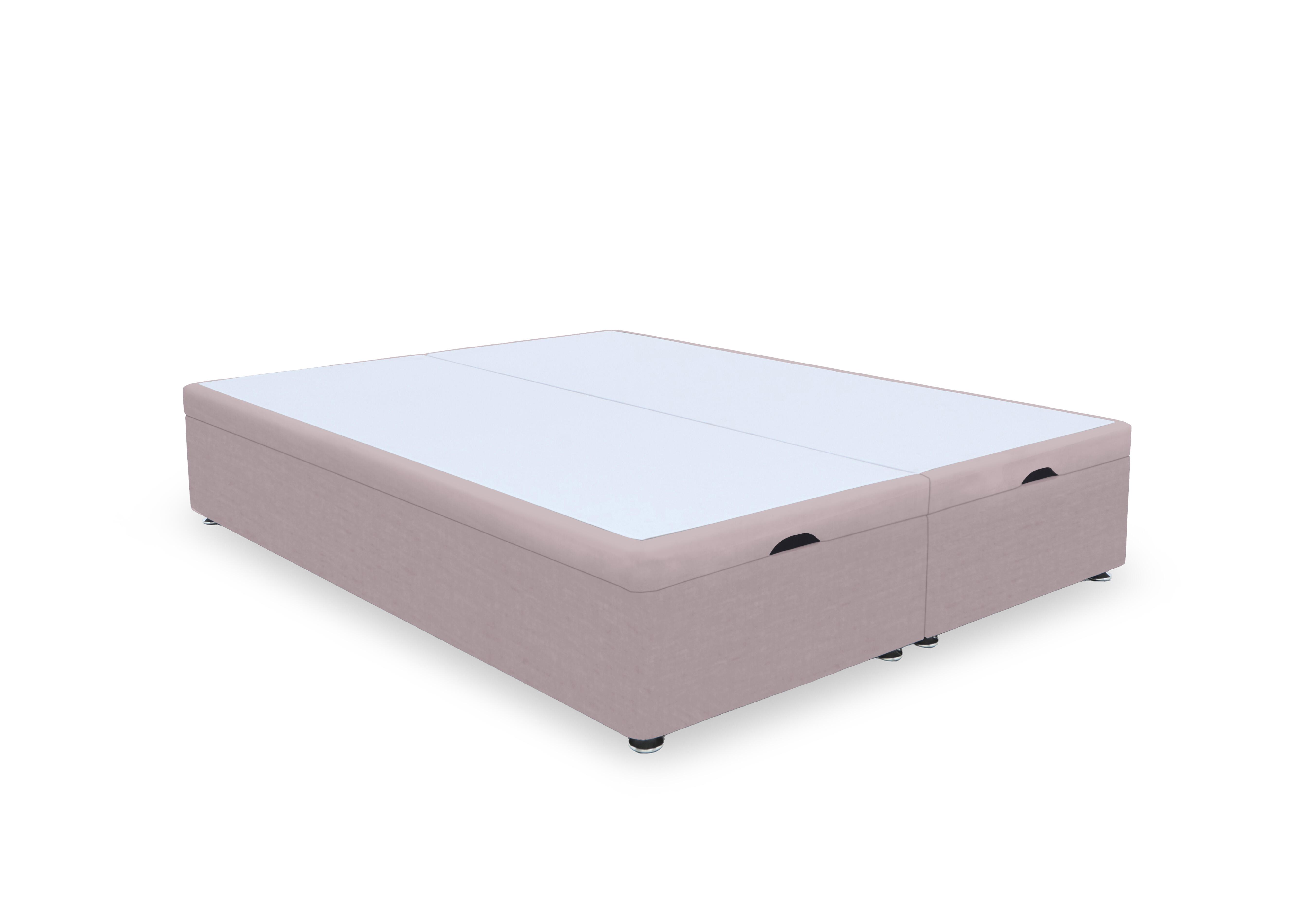 Artisan Premium Manual End Lift Ottoman Divan Base in Plush Lilac on Furniture Village