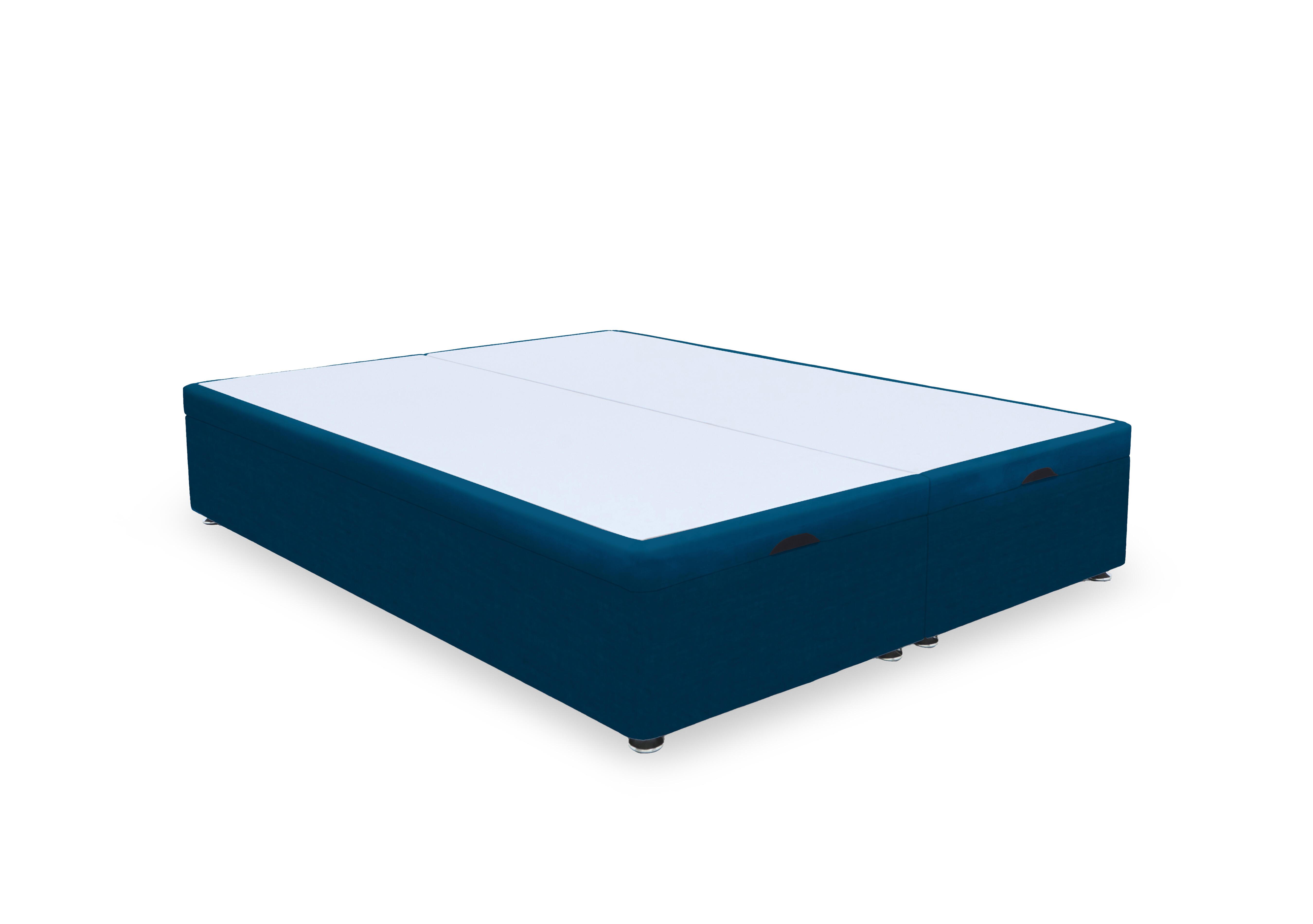 Artisan Premium Manual End Lift Ottoman Divan Base in Plush Pacific on Furniture Village