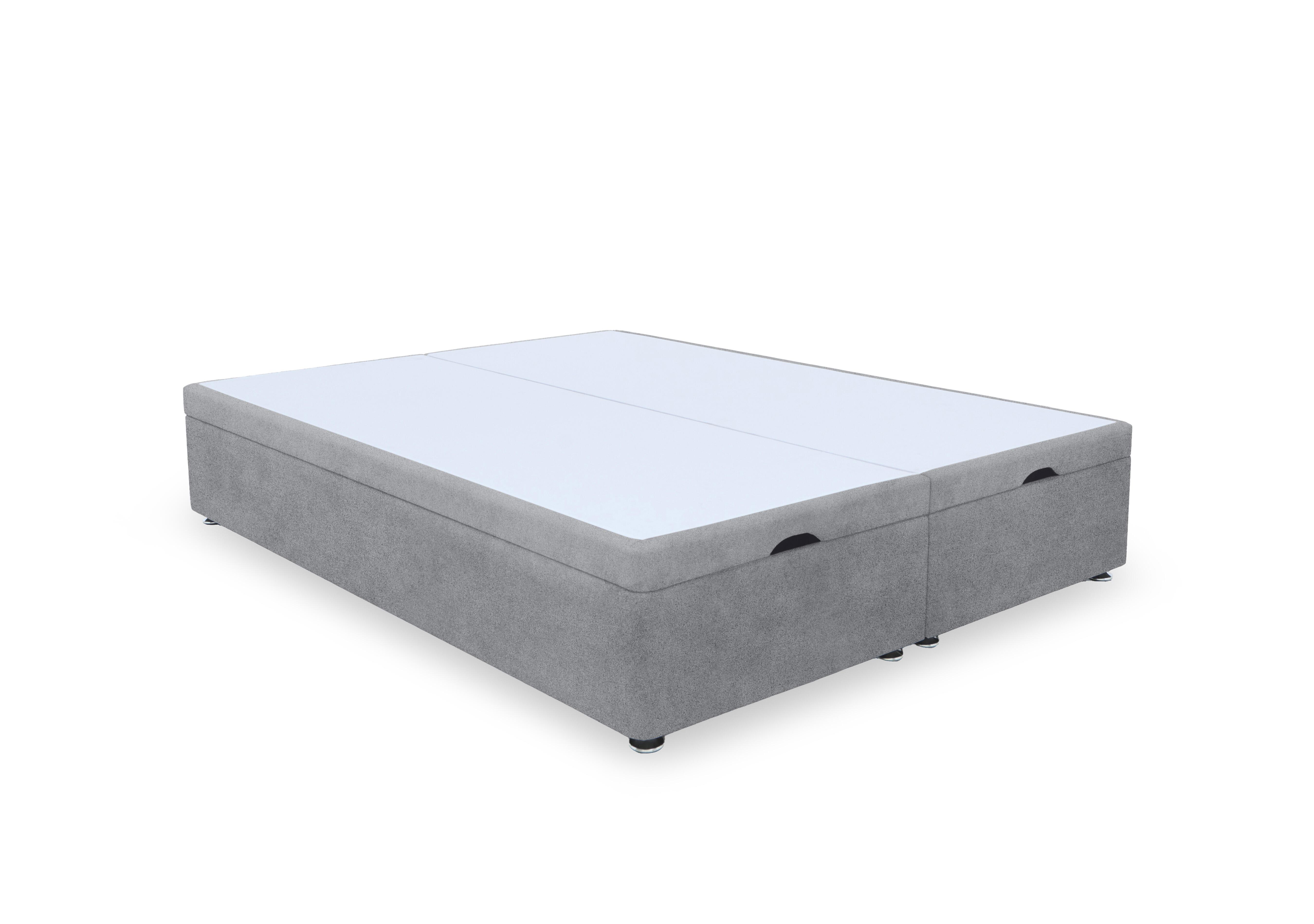 Artisan Premium Platform Top Manual End Lift Ottoman Divan Base in Simply Zinc on Furniture Village