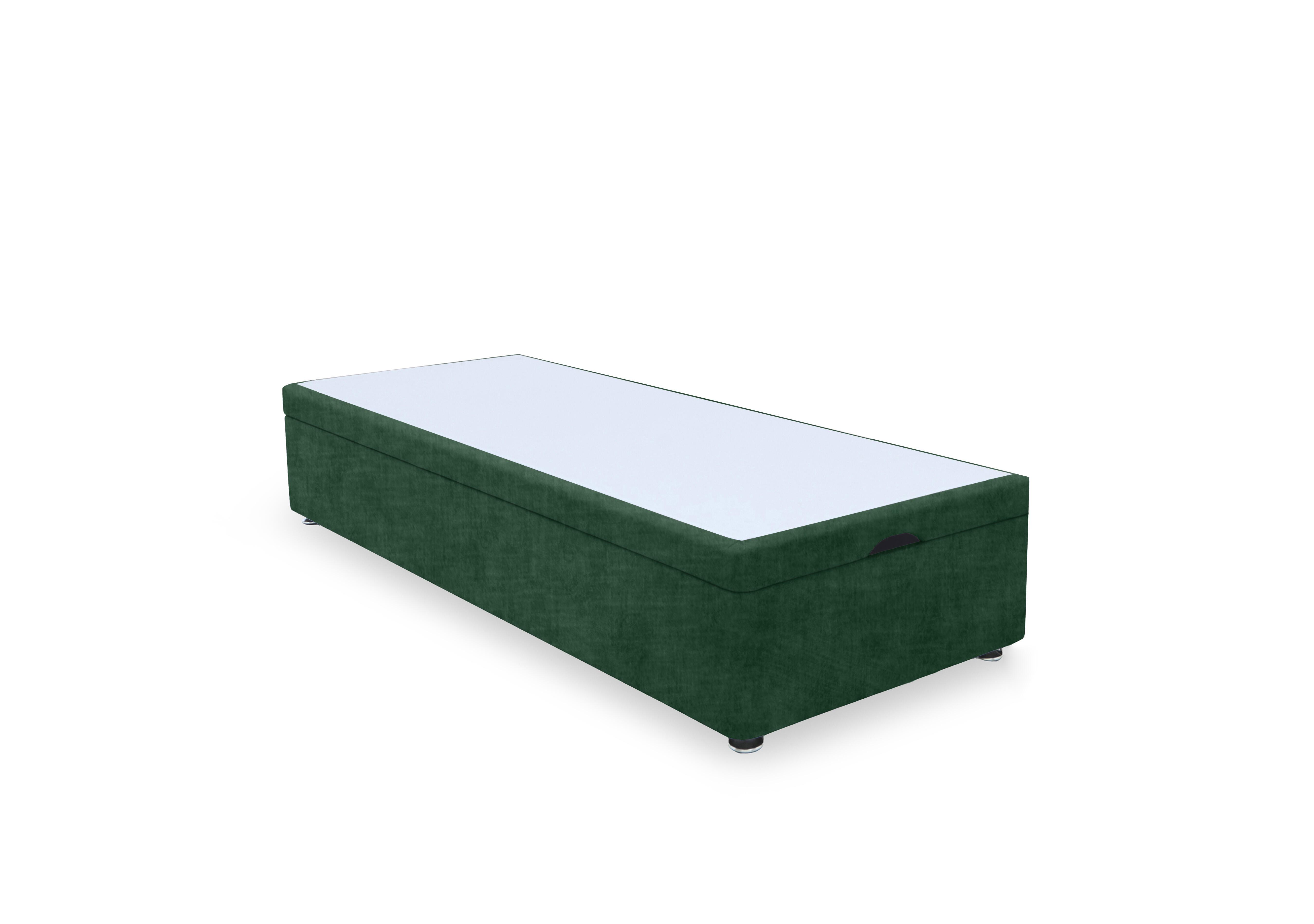 Artisan Premium Manual End Lift Ottoman Divan Base in Tormaline Green on Furniture Village