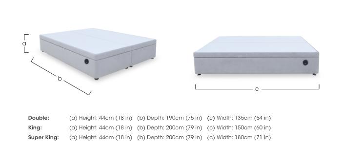 Artisan Premium Electric End Lift Ottoman Divan Base in  on Furniture Village