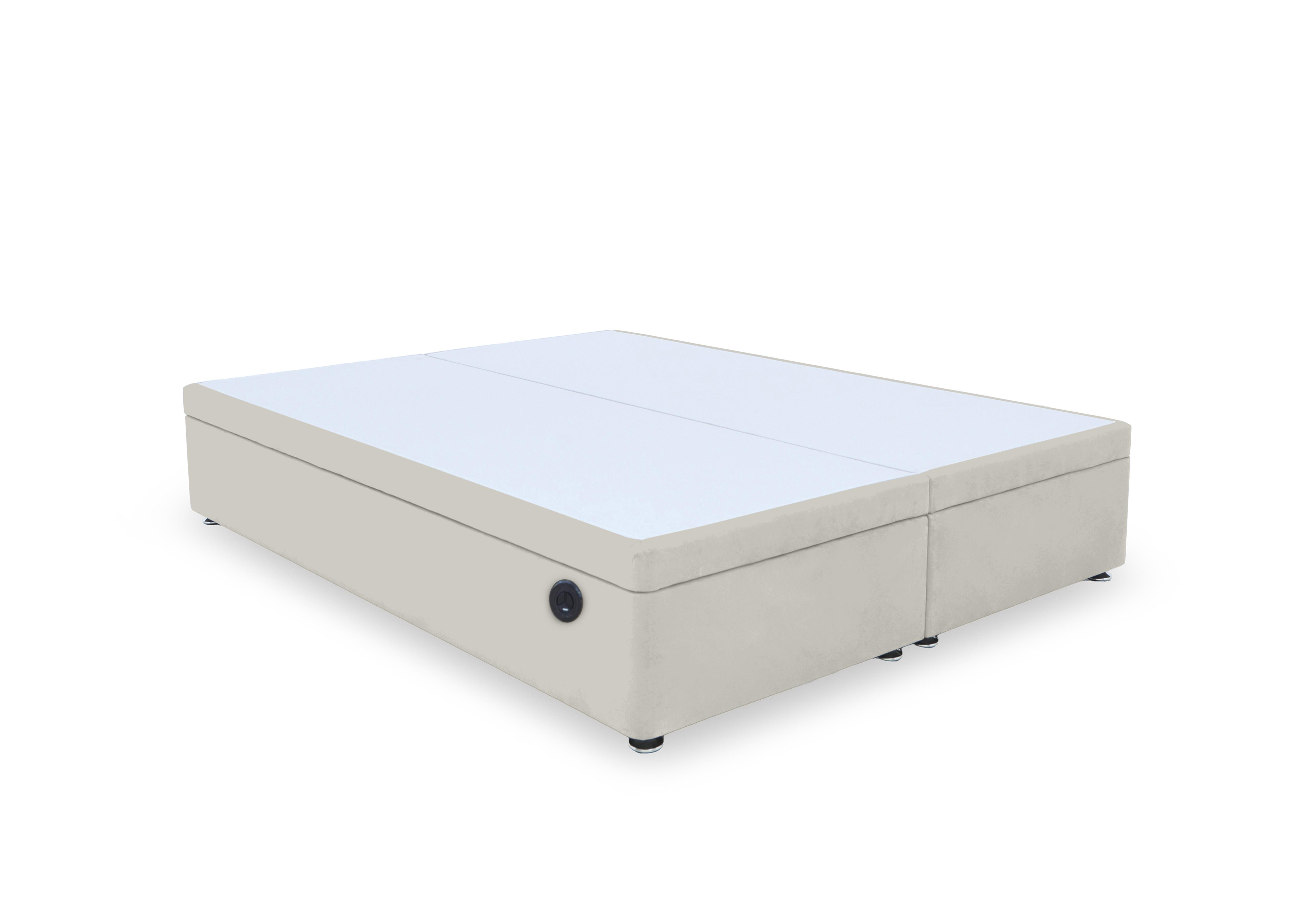 Artisan Premium Electric End Lift Ottoman Divan Base in Aston Linen on Furniture Village