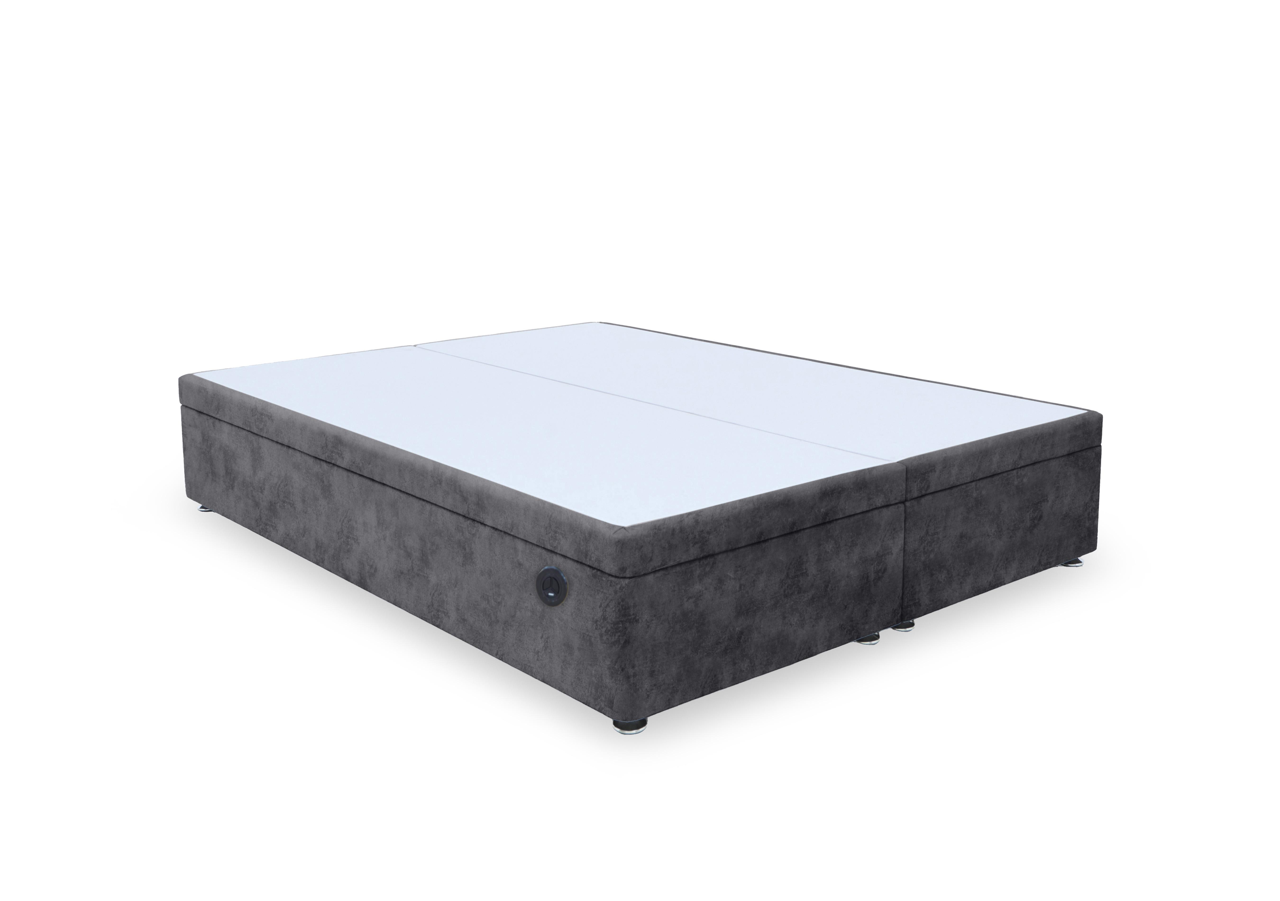 Artisan Premium Electric End Lift Ottoman Divan Base in Daytona Coal on Furniture Village