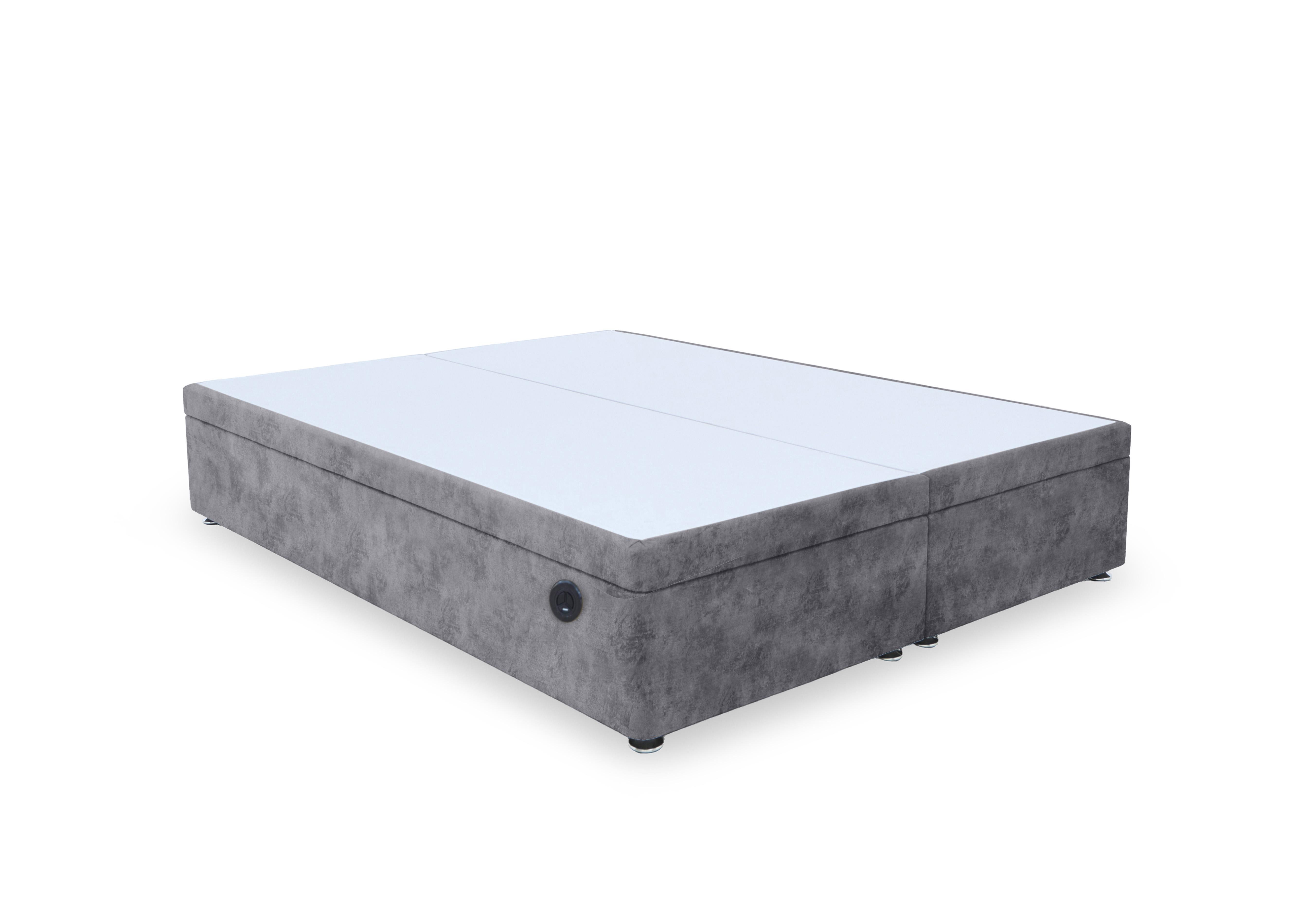 Artisan Premium Platform Top Electric End Lift Ottoman Divan Base in Daytona Grey on Furniture Village