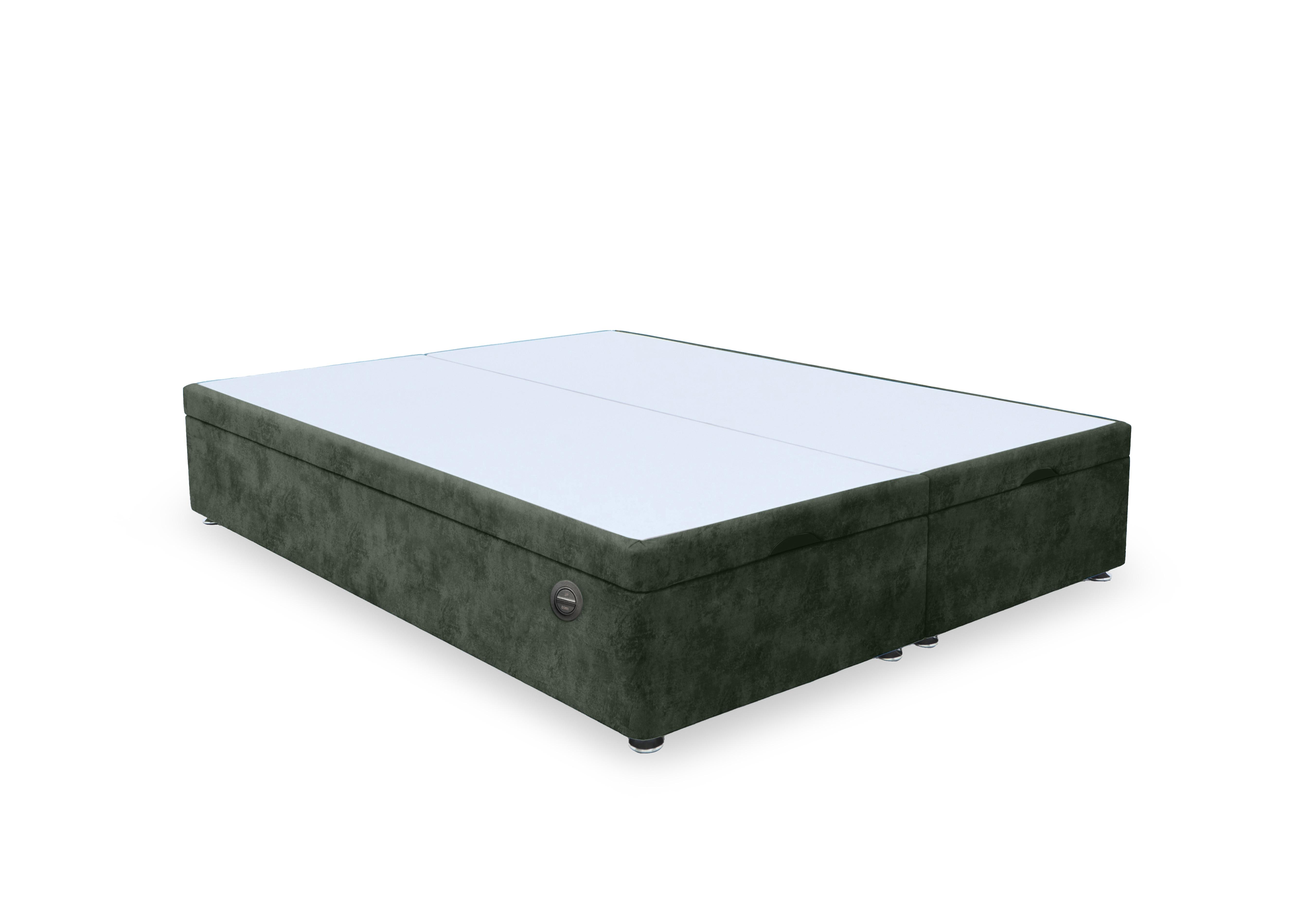 Artisan Premium Electric End Lift Ottoman Divan Base in Daytona Moss on Furniture Village