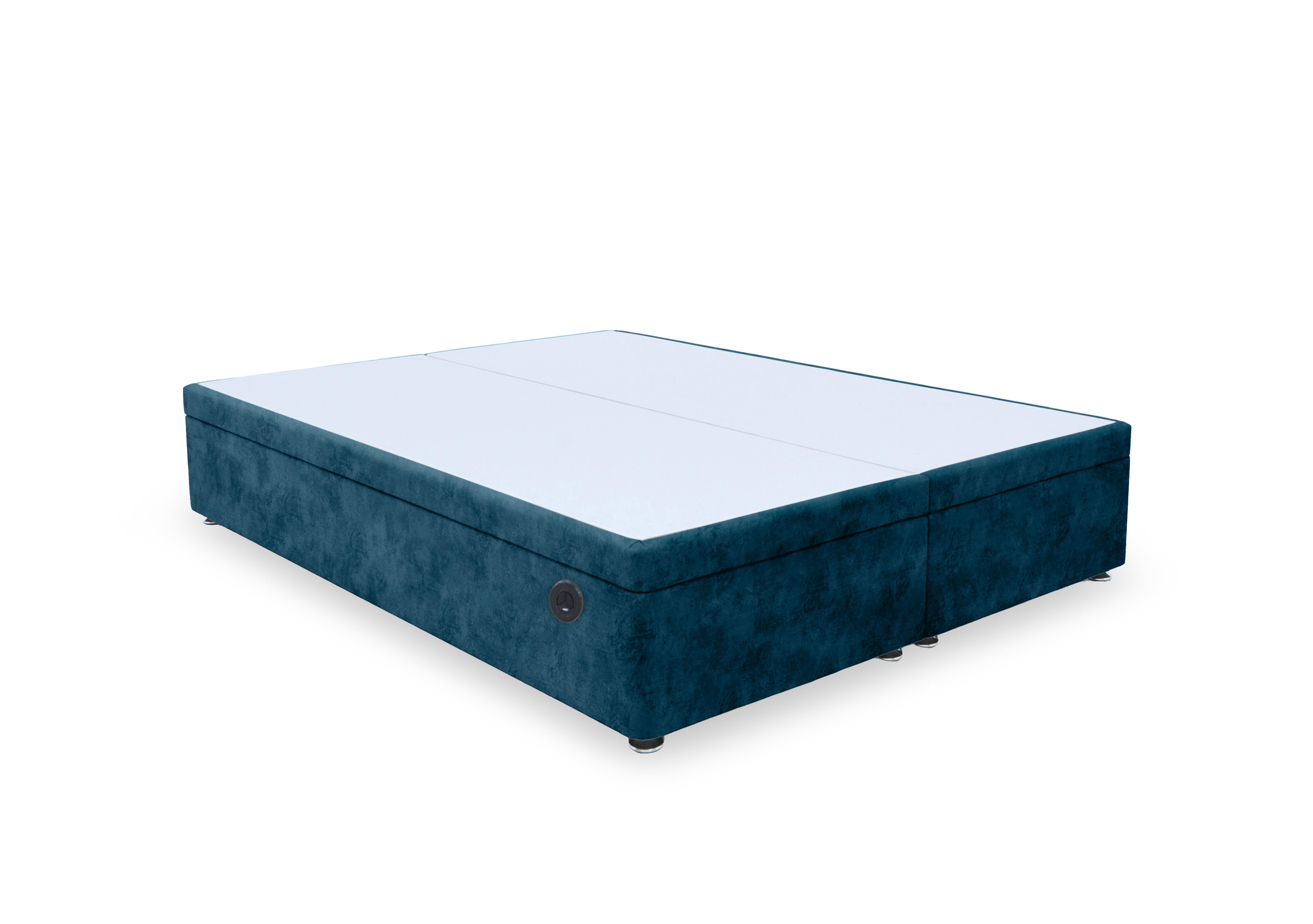 Artisan Premium Electric End Lift Ottoman Divan Base in Daytona Ocean on Furniture Village