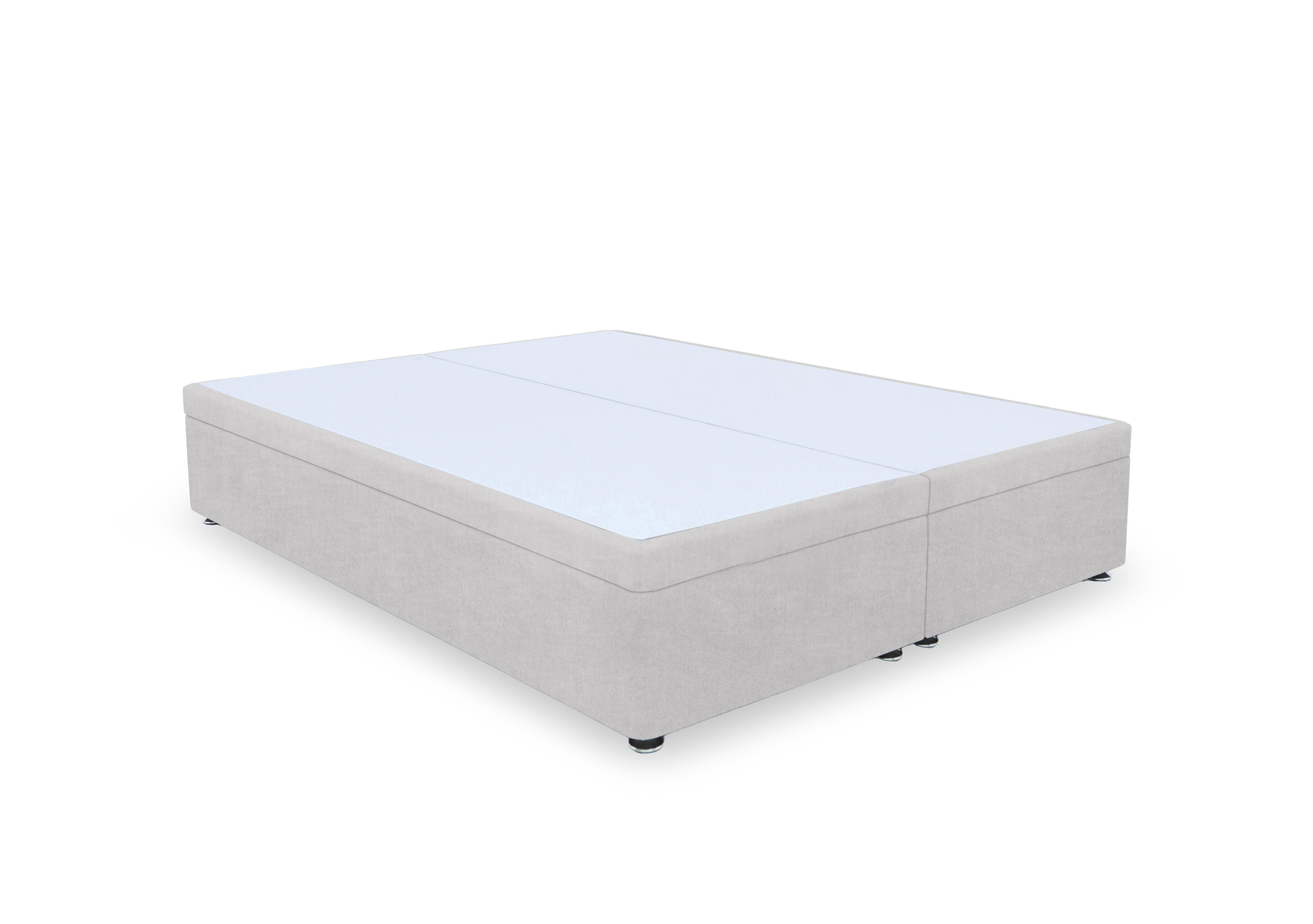 Artisan Premium Platform Top Electric End Lift Ottoman Divan Base in Queens Pebble on Furniture Village