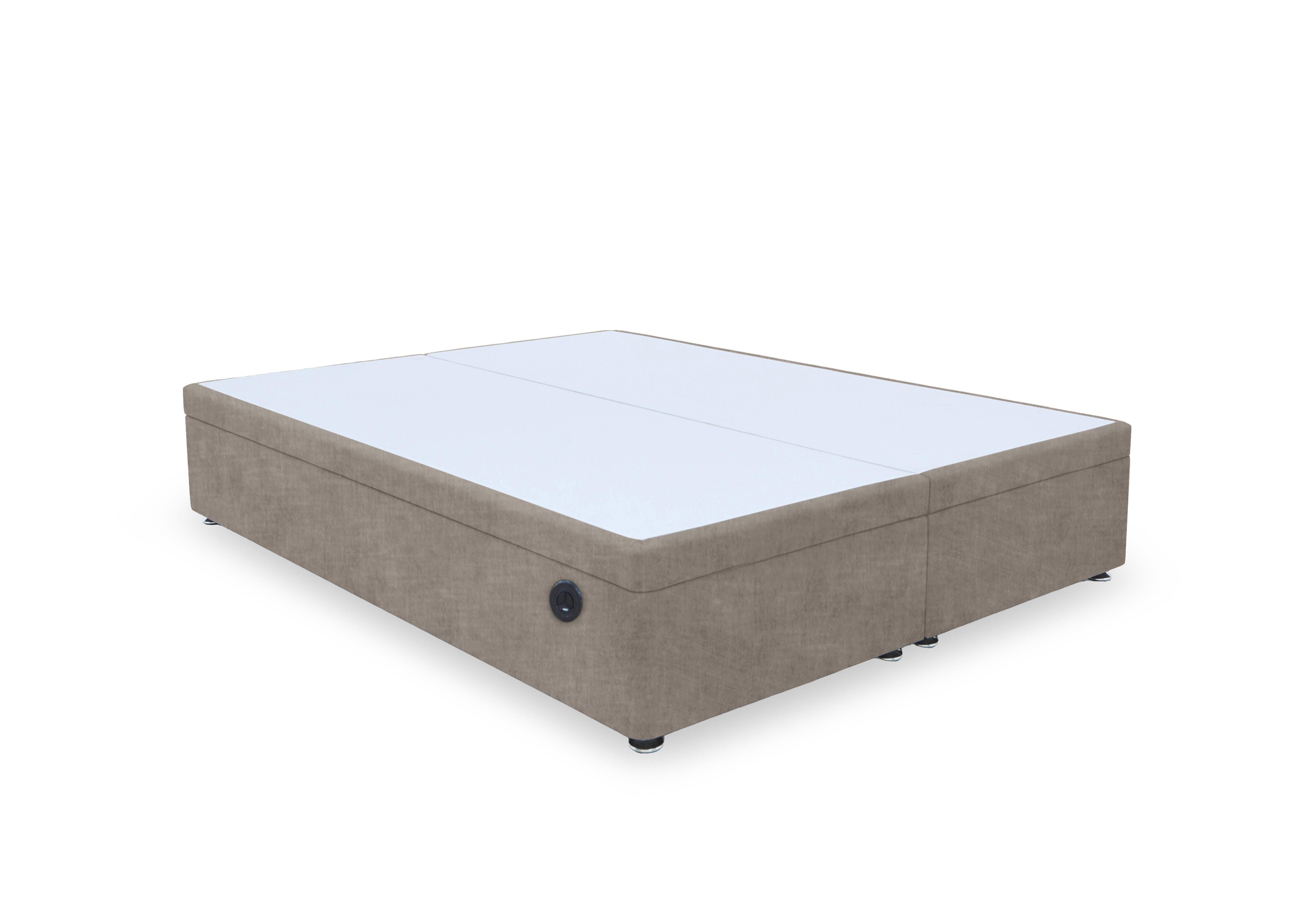 Artisan Premium Electric End Lift Ottoman Divan Base in Warm Onyx on Furniture Village