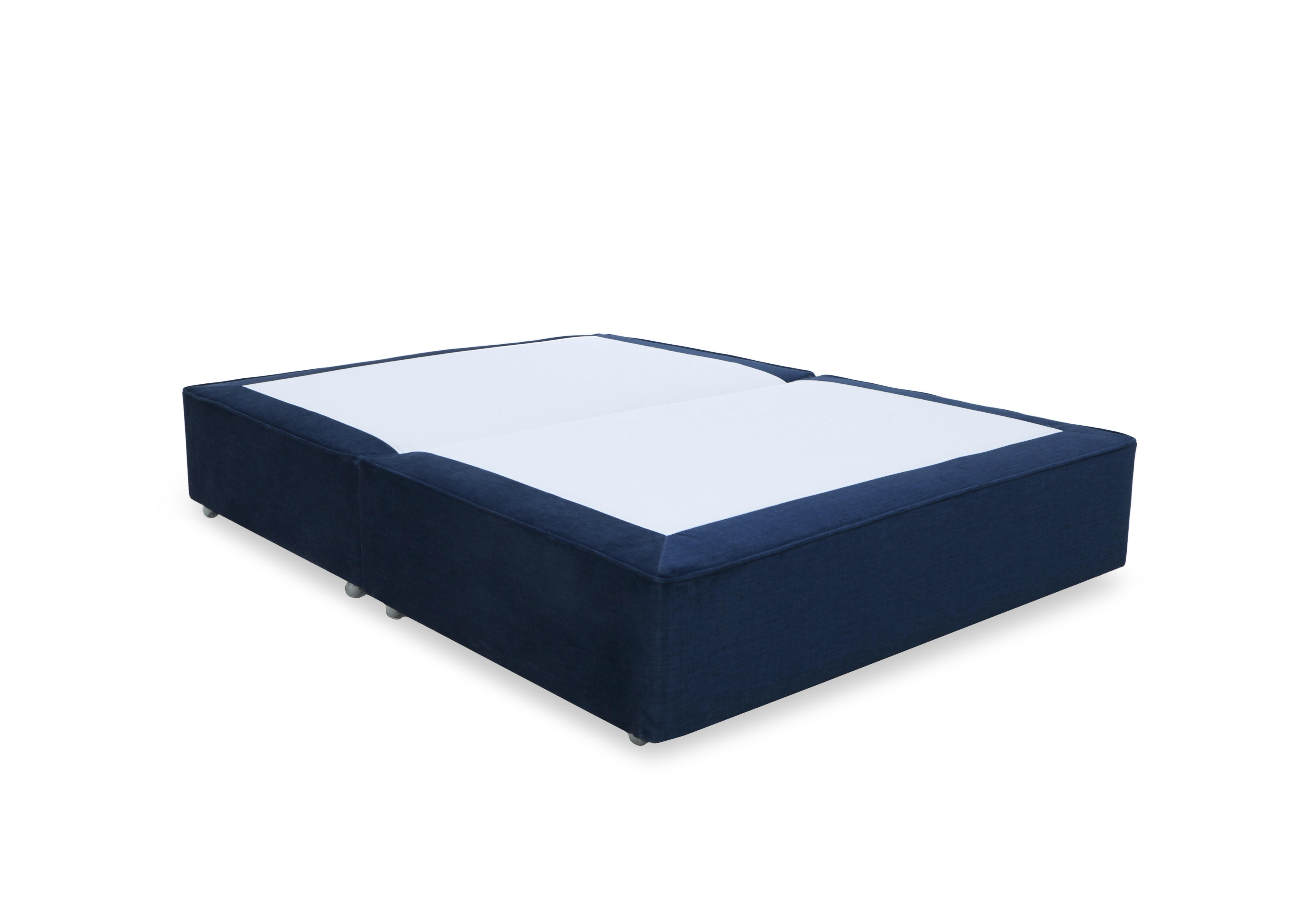 Artisan Platinum Pocket Sprung Divan Base in Aston Navy on Furniture Village