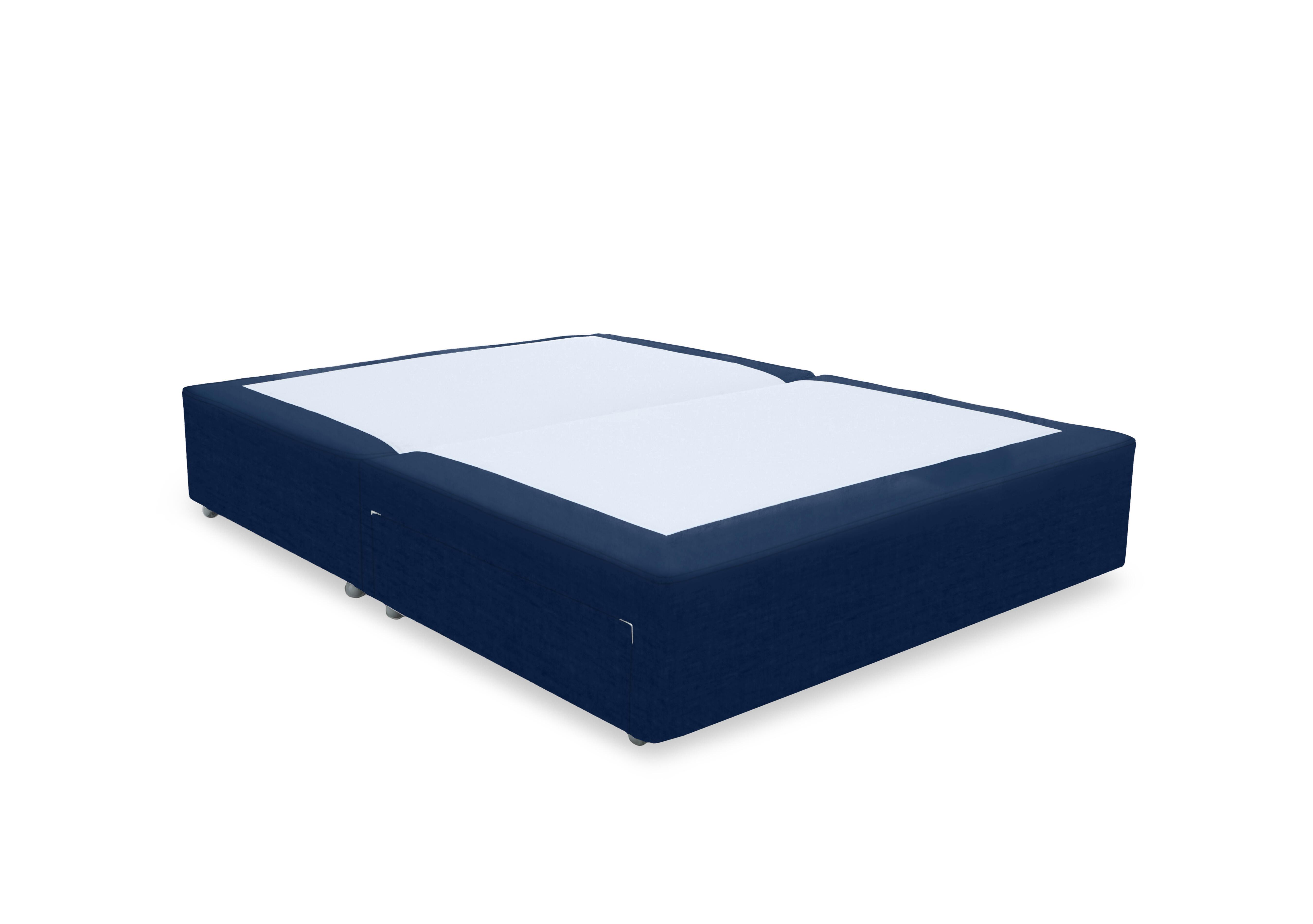 Artisan Platinum Pocket Sprung Divan Base in Aston Navy on Furniture Village