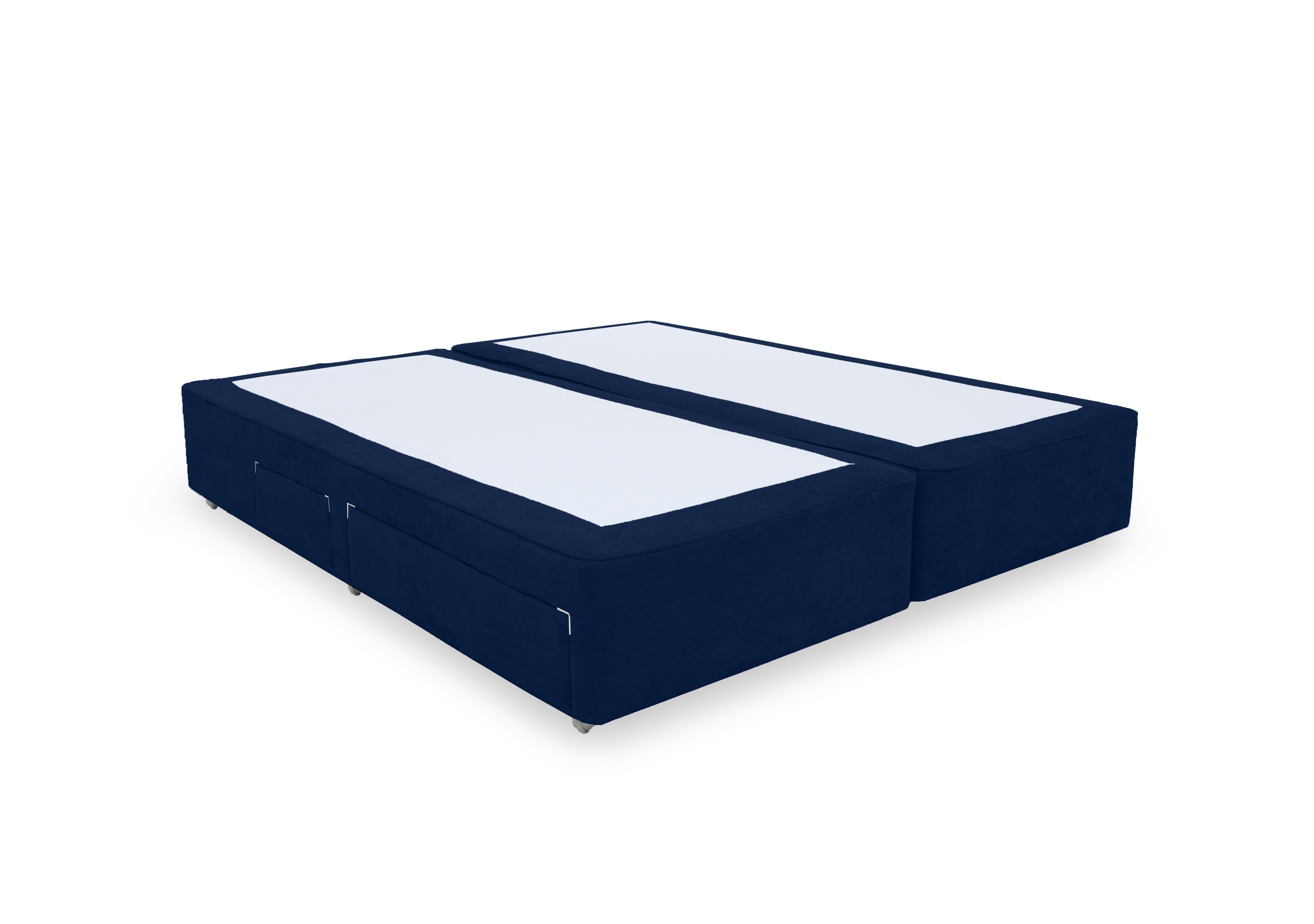 Artisan Platinum Pocket Sprung Divan Base in Aston Navy on Furniture Village