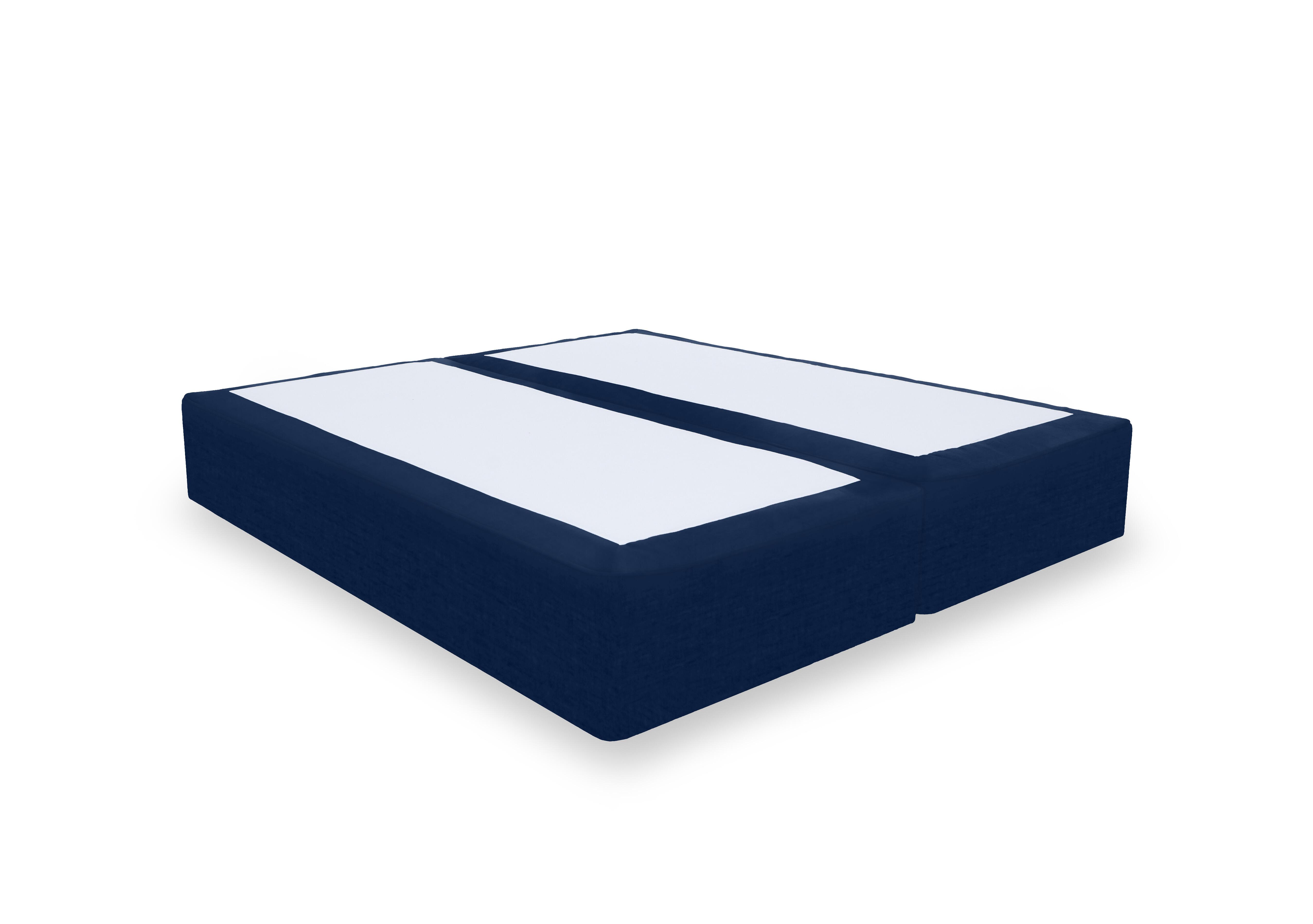 Artisan Platinum Pocket Sprung Divan Base in Aston Navy on Furniture Village