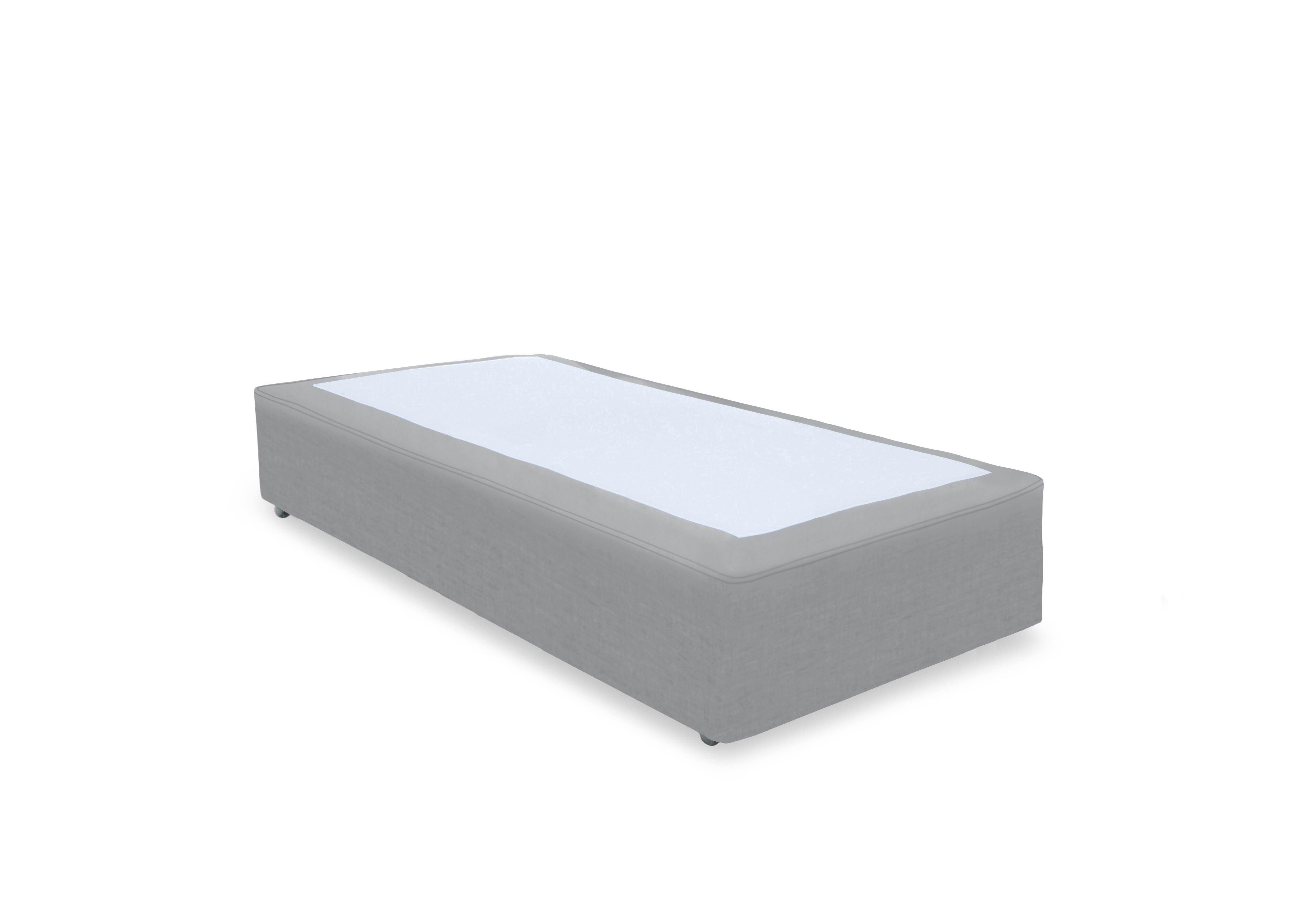 Artisan Platinum Pocket Sprung Divan Base in Aston Silver on Furniture Village