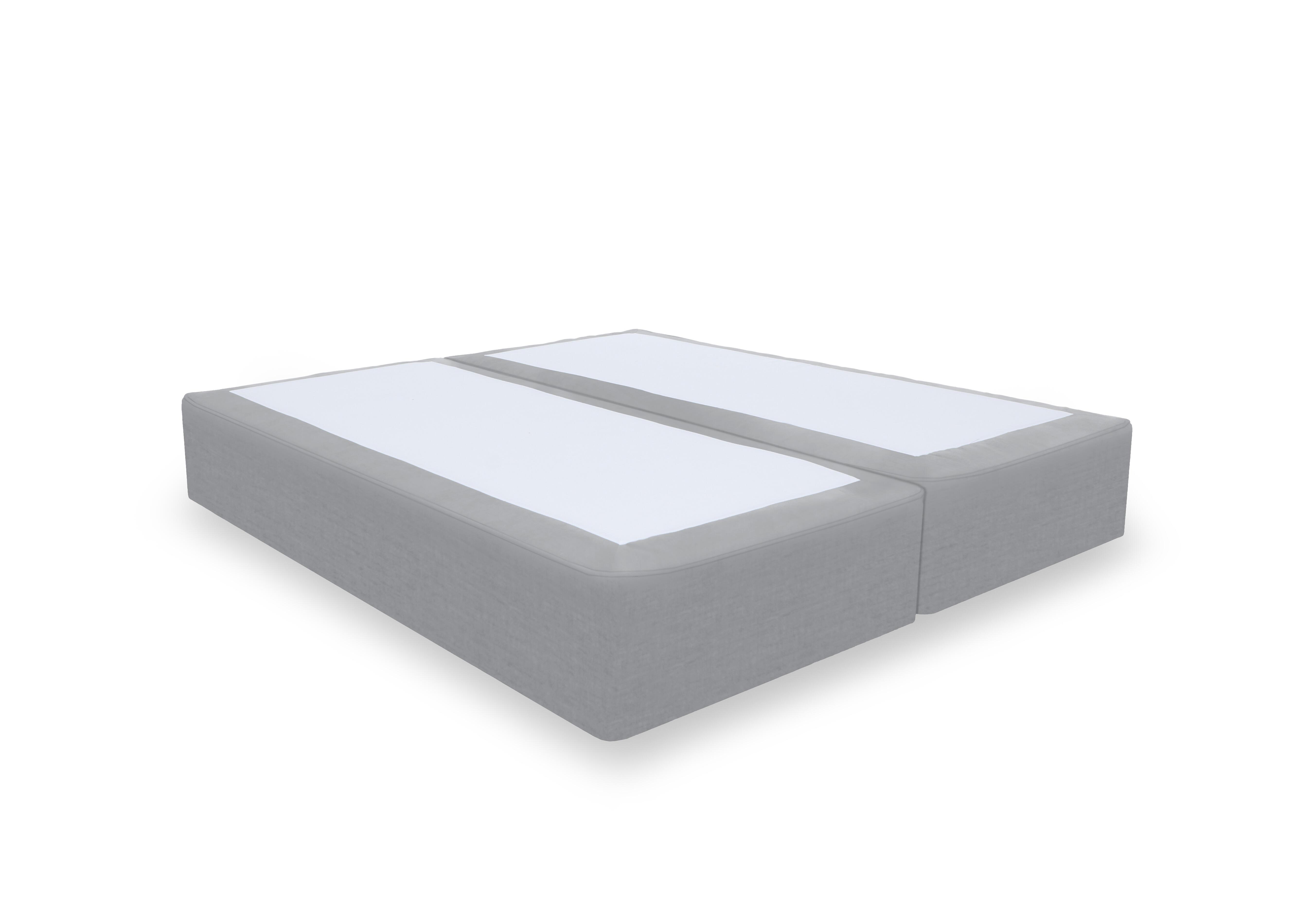 Artisan Platinum Pocket Sprung Divan Base in Aston Silver on Furniture Village