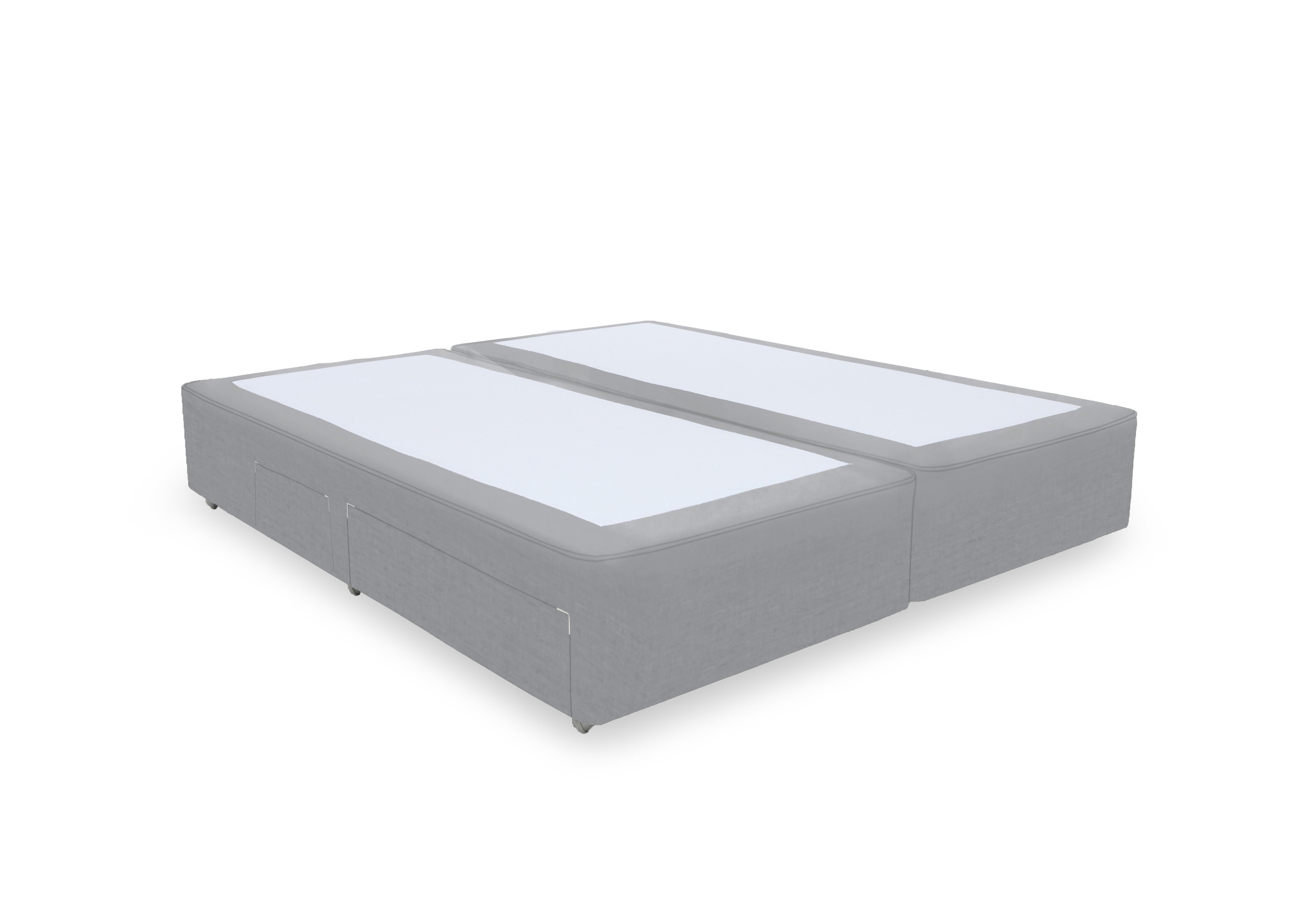 Artisan Platinum Pocket Sprung Divan Base in Aston Silver on Furniture Village